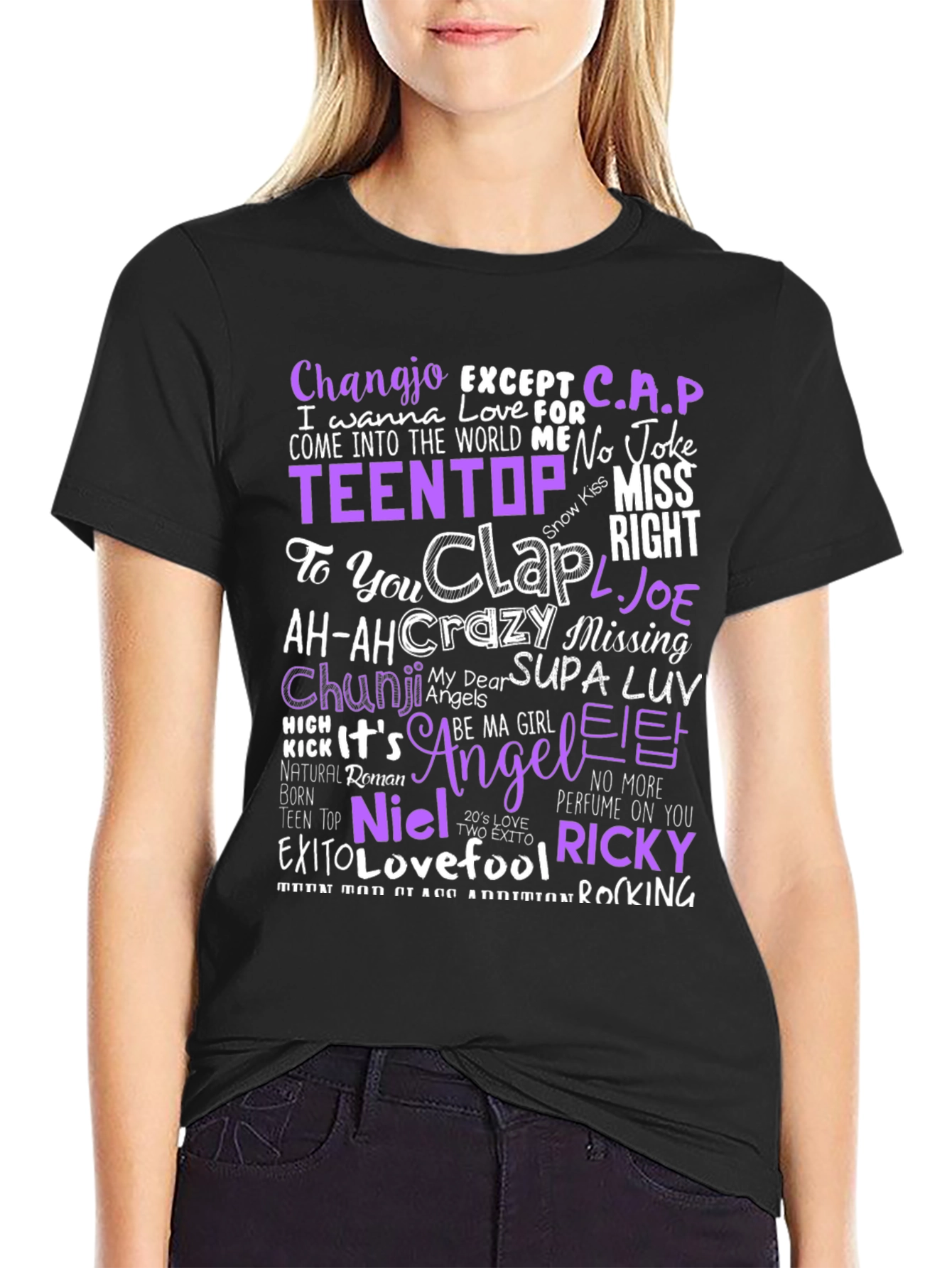 TEEN TOP Lyrics T-Shirt - K-Pop Fan Apparel