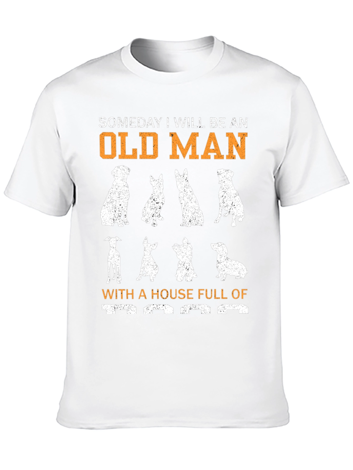 Funny Dog Lover T-Shirt - Someday Old Man Design