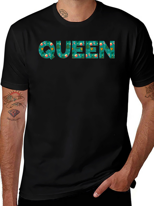 Festive Queen Christmas T-Shirt - Holiday Apparel