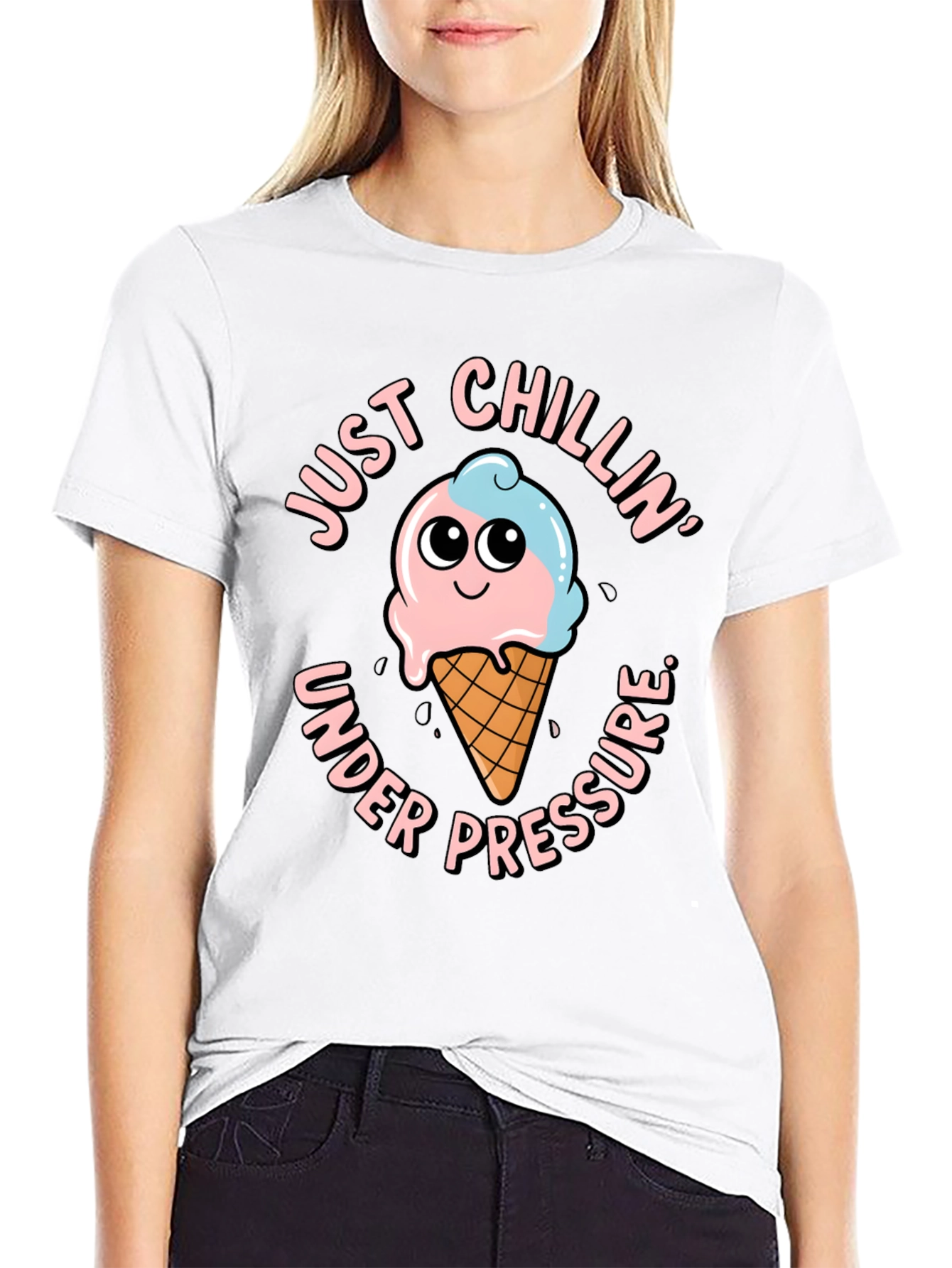 Just Chillin Under Pressure Graphic T-Shirt