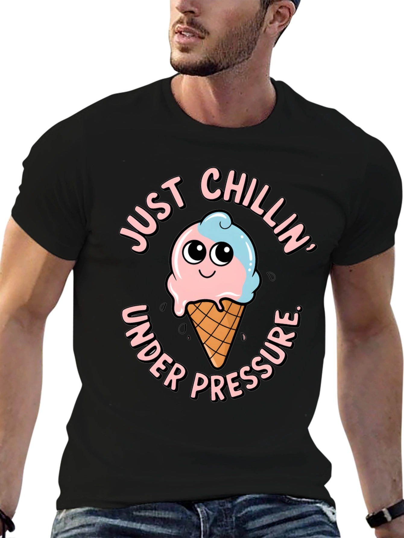 Just Chillin Under Pressure Graphic T-Shirt