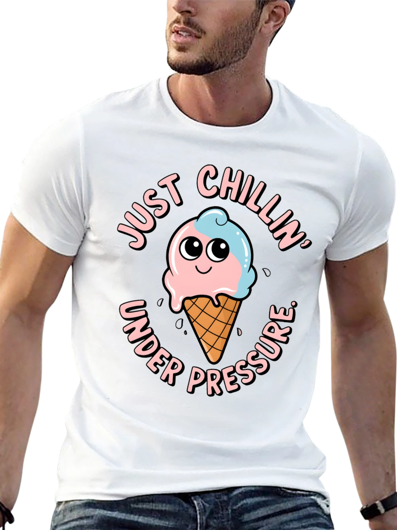 Just Chillin Under Pressure Graphic T-Shirt