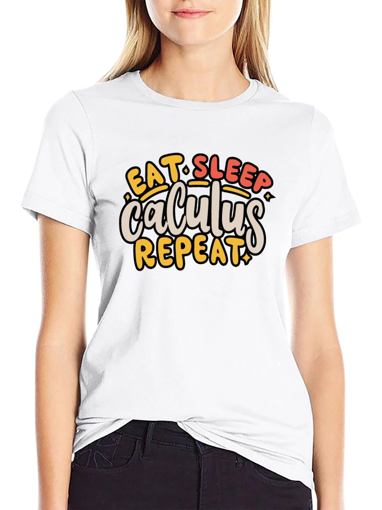 Calculus T-Shirt - Eat Sleep Repeat - Math Student