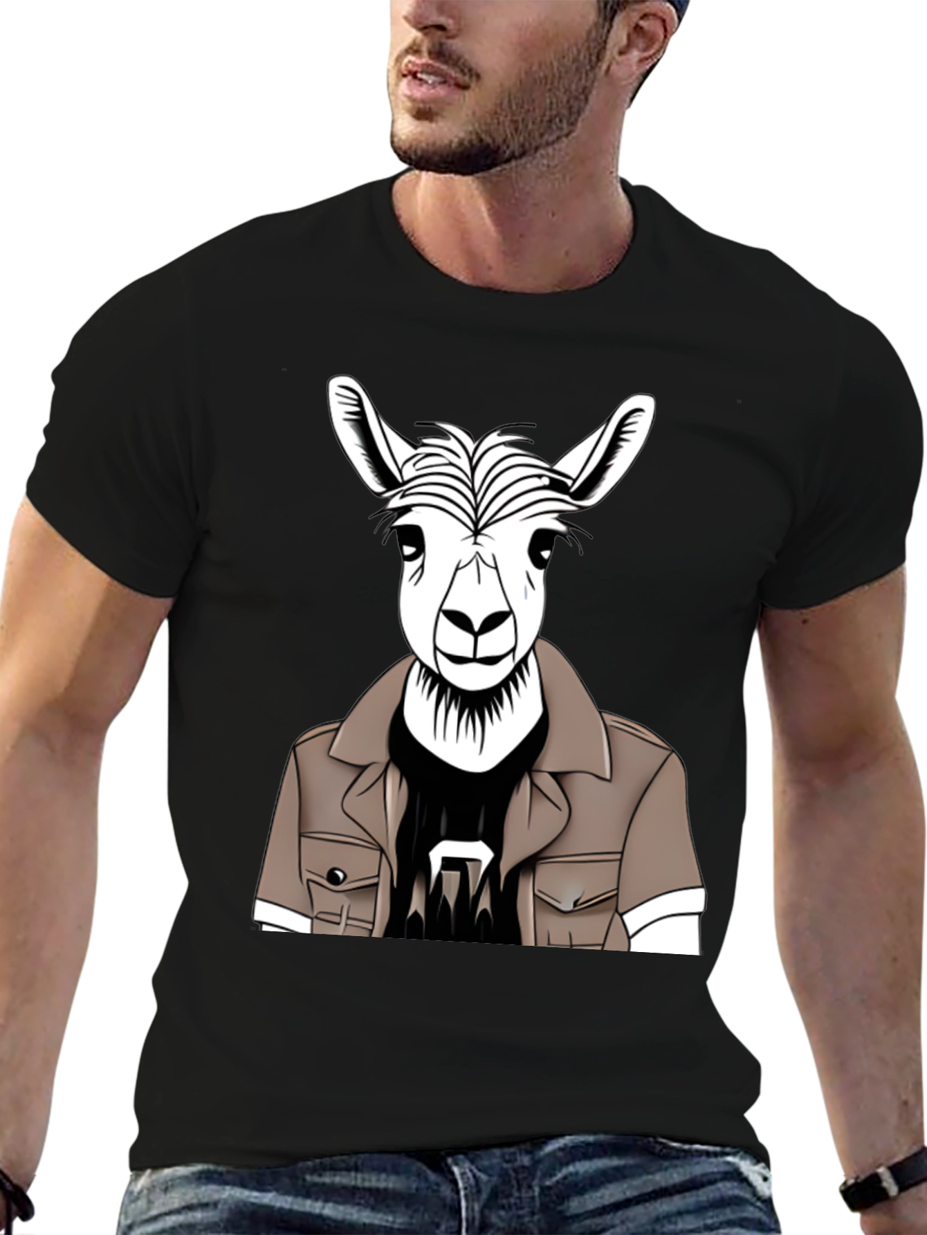 Cool Llama Graphic T-Shirt