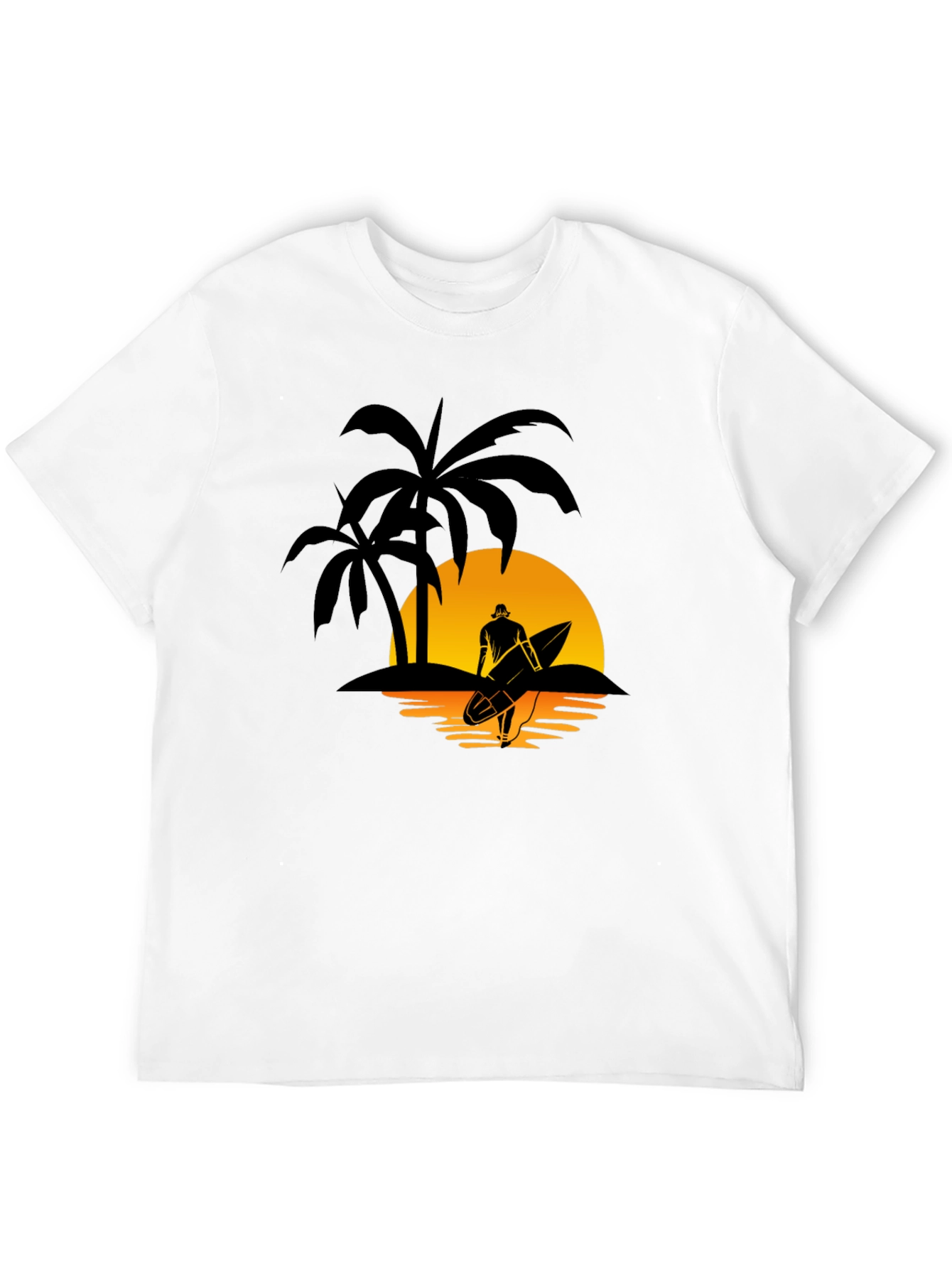 Sunset Beach Surfer T-Shirt