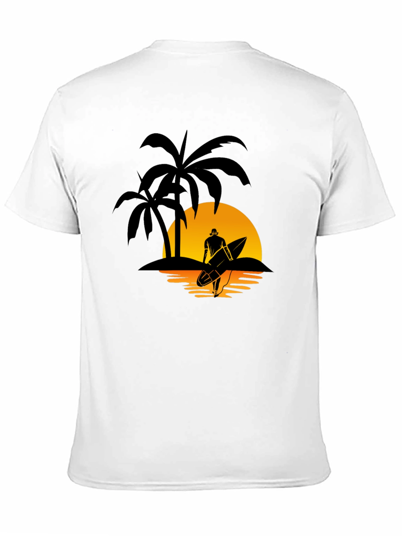 Sunset Beach Surfer T-Shirt