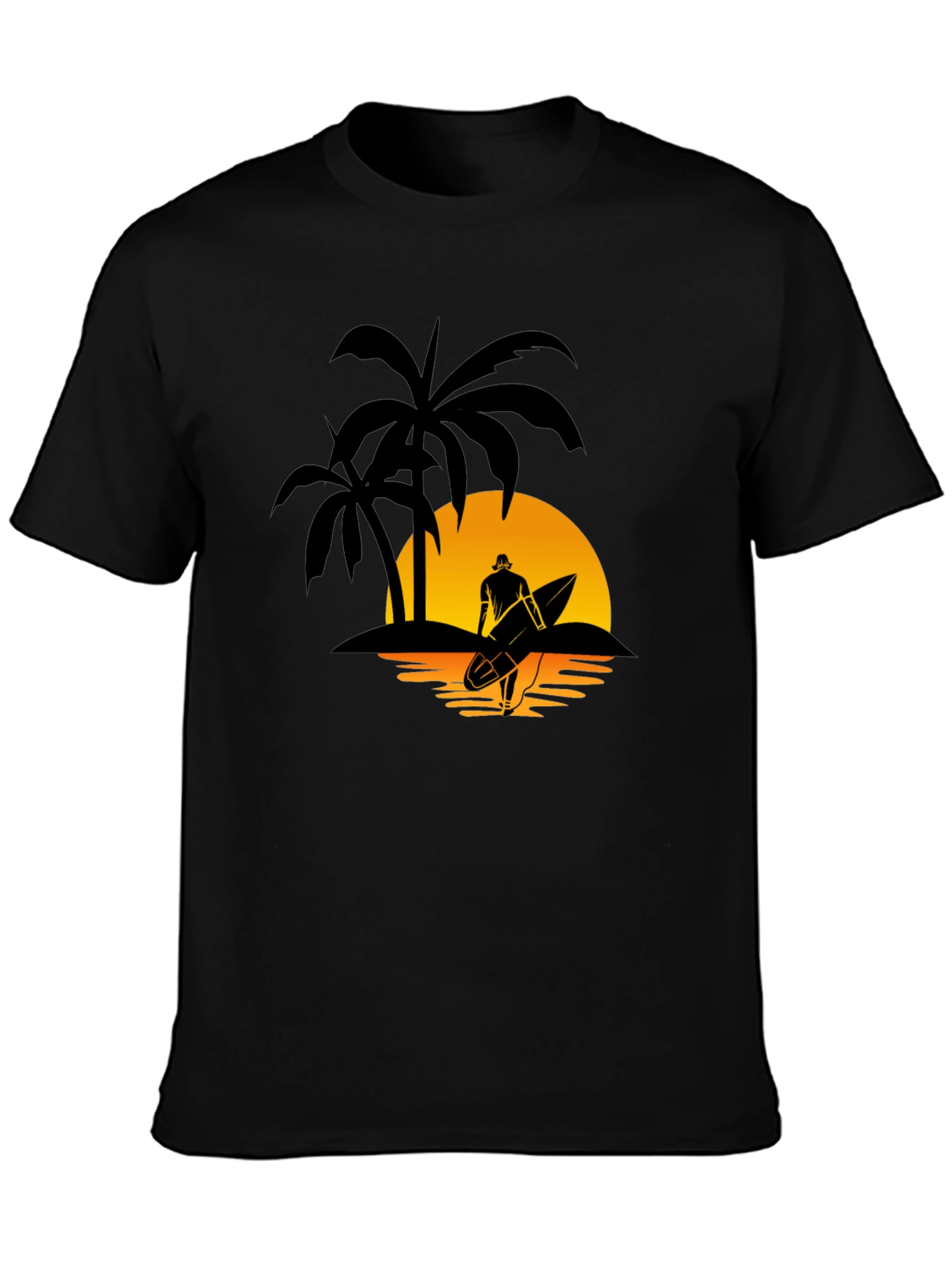 Sunset Beach Surfer T-Shirt