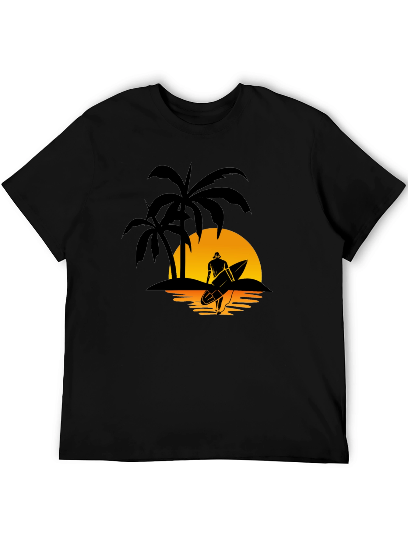 Sunset Beach Surfer T-Shirt