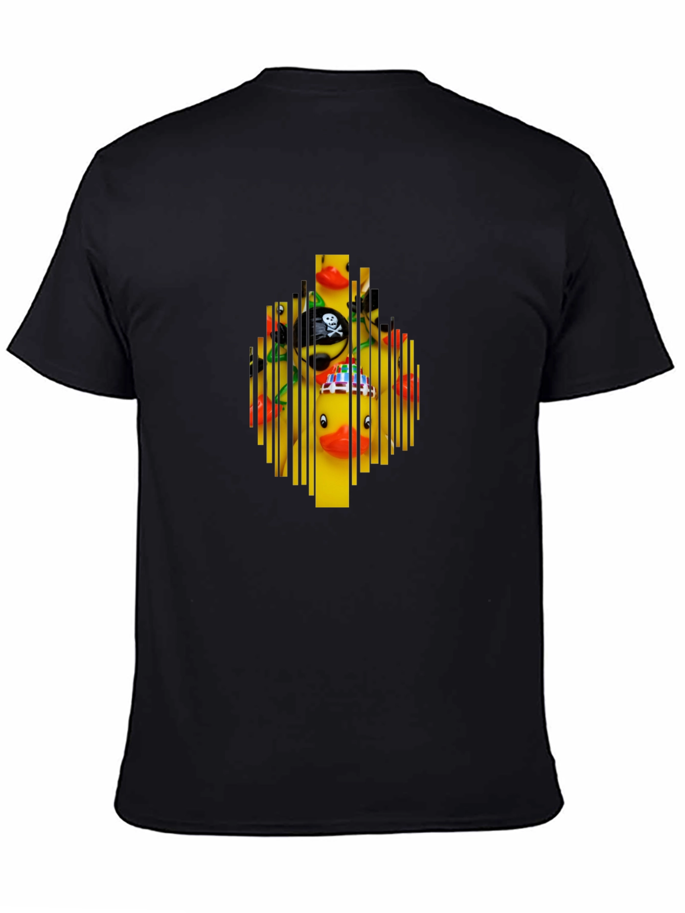 Novelty Rubber Duck Barcode Graphic T-Shirt