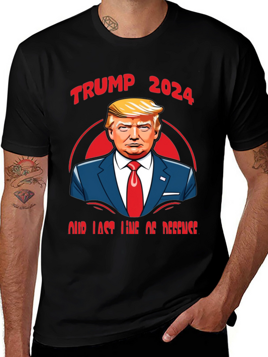Trump 2024 Our Last Line of Defense Graphic Tee