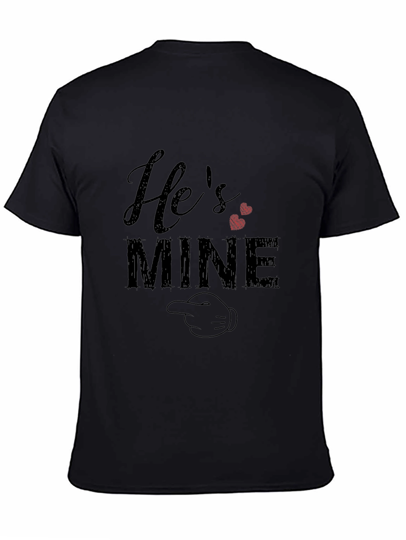 Hes Mine T-Shirt Funny Couple Matching Tee