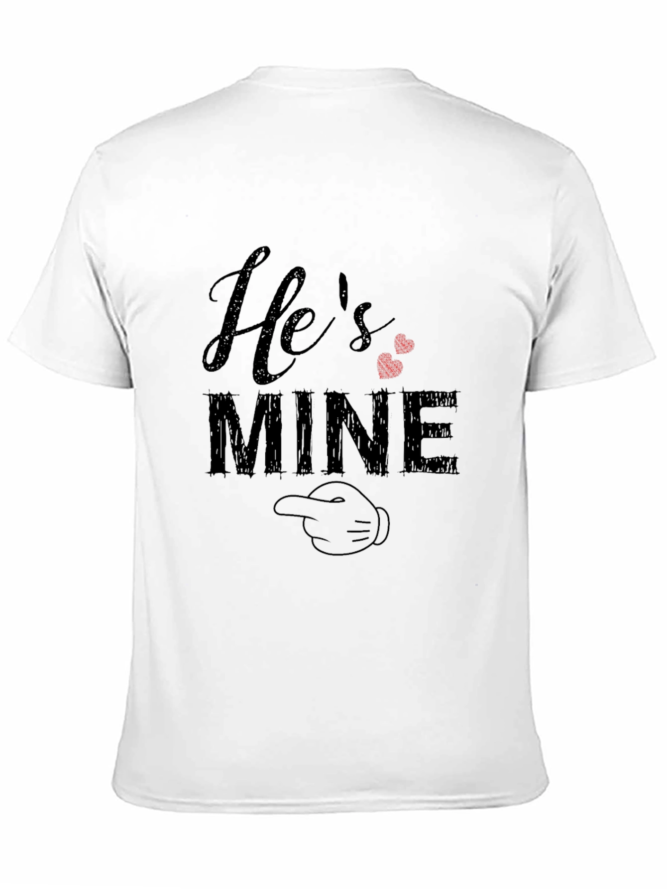 Hes Mine T-Shirt Funny Couple Matching Tee