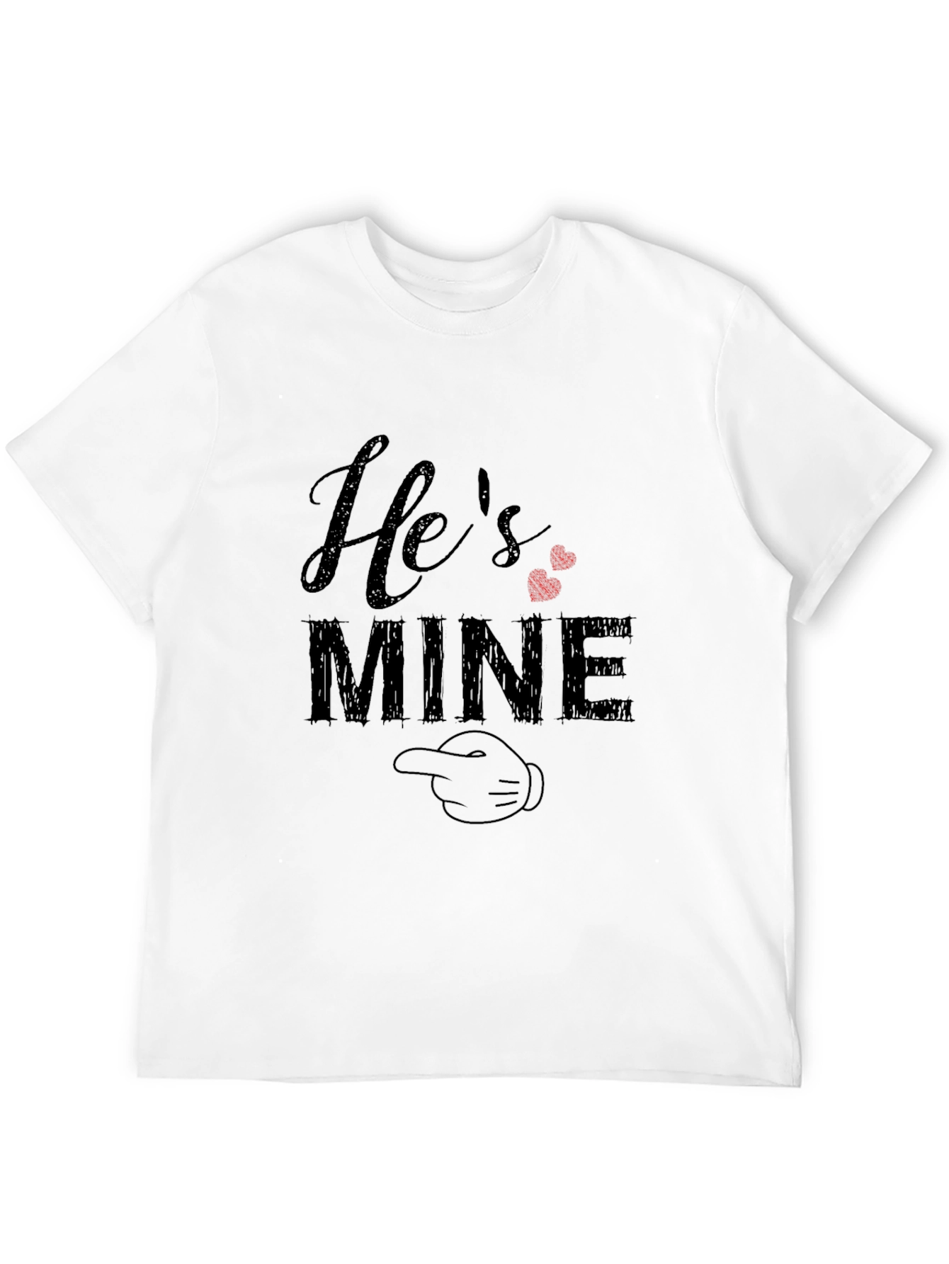 Hes Mine T-Shirt Funny Couple Matching Tee