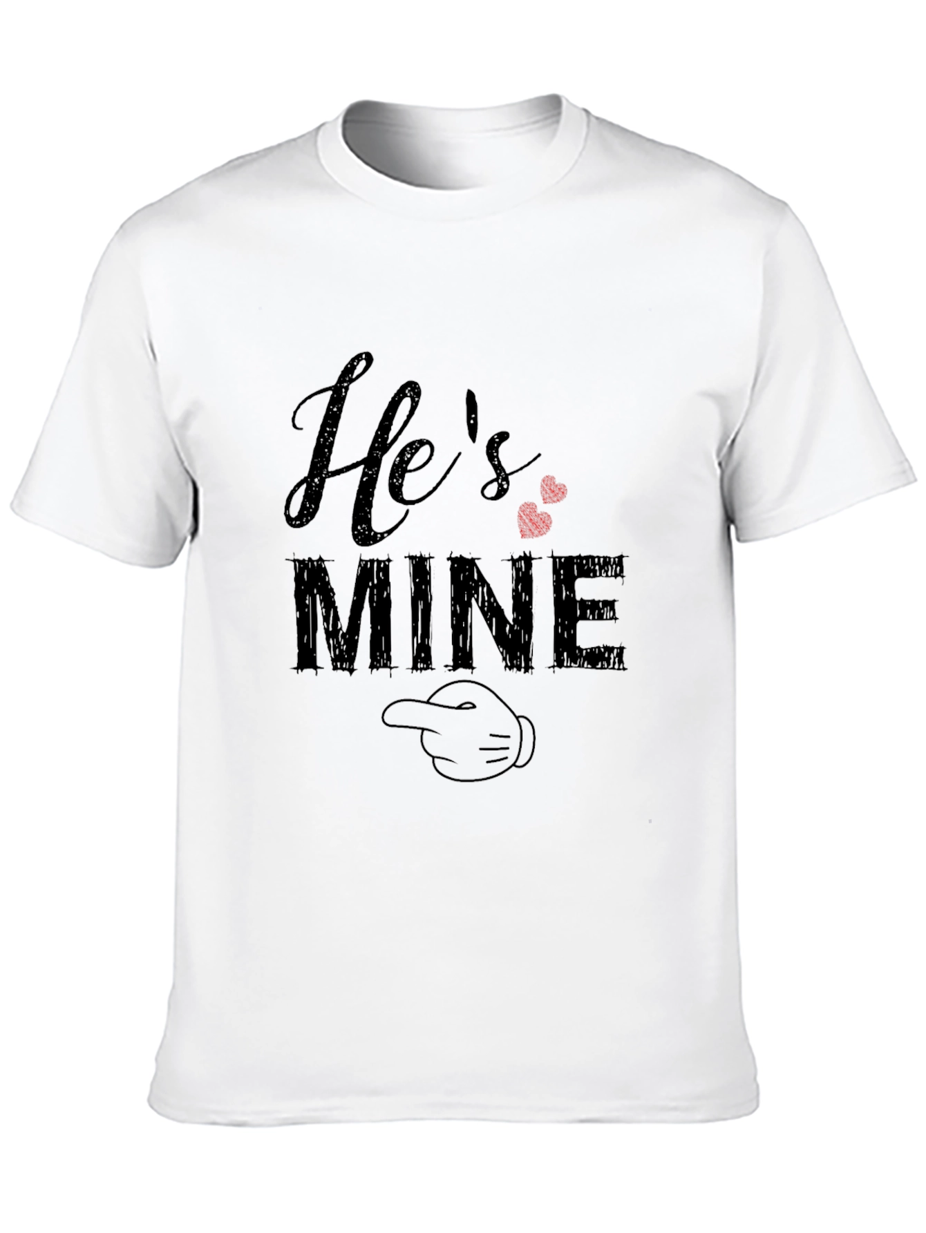 Hes Mine T-Shirt Funny Couple Matching Tee