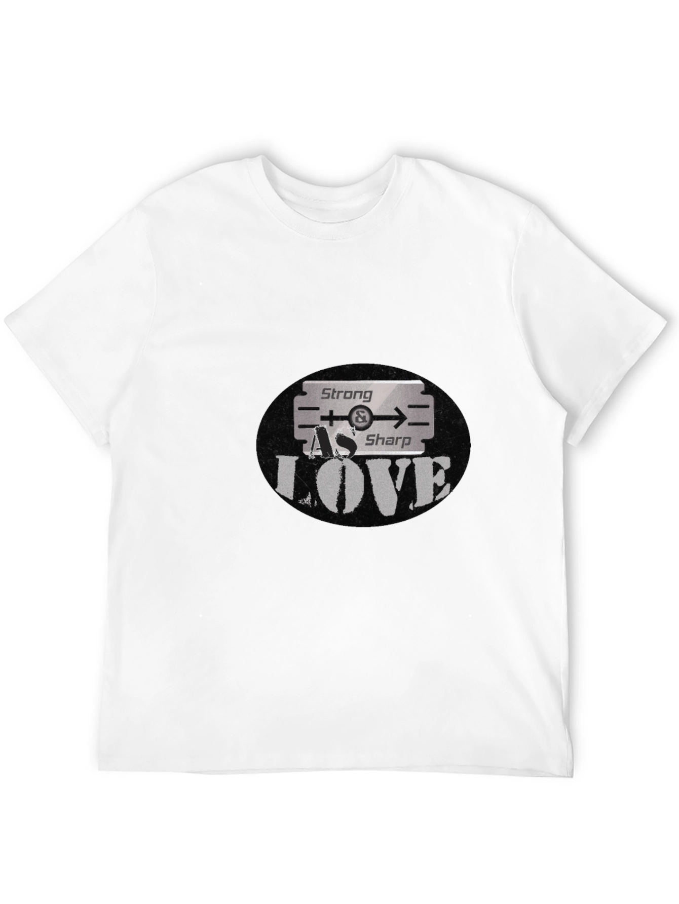 Strong As Sharp Love Graphic T-Shirt
