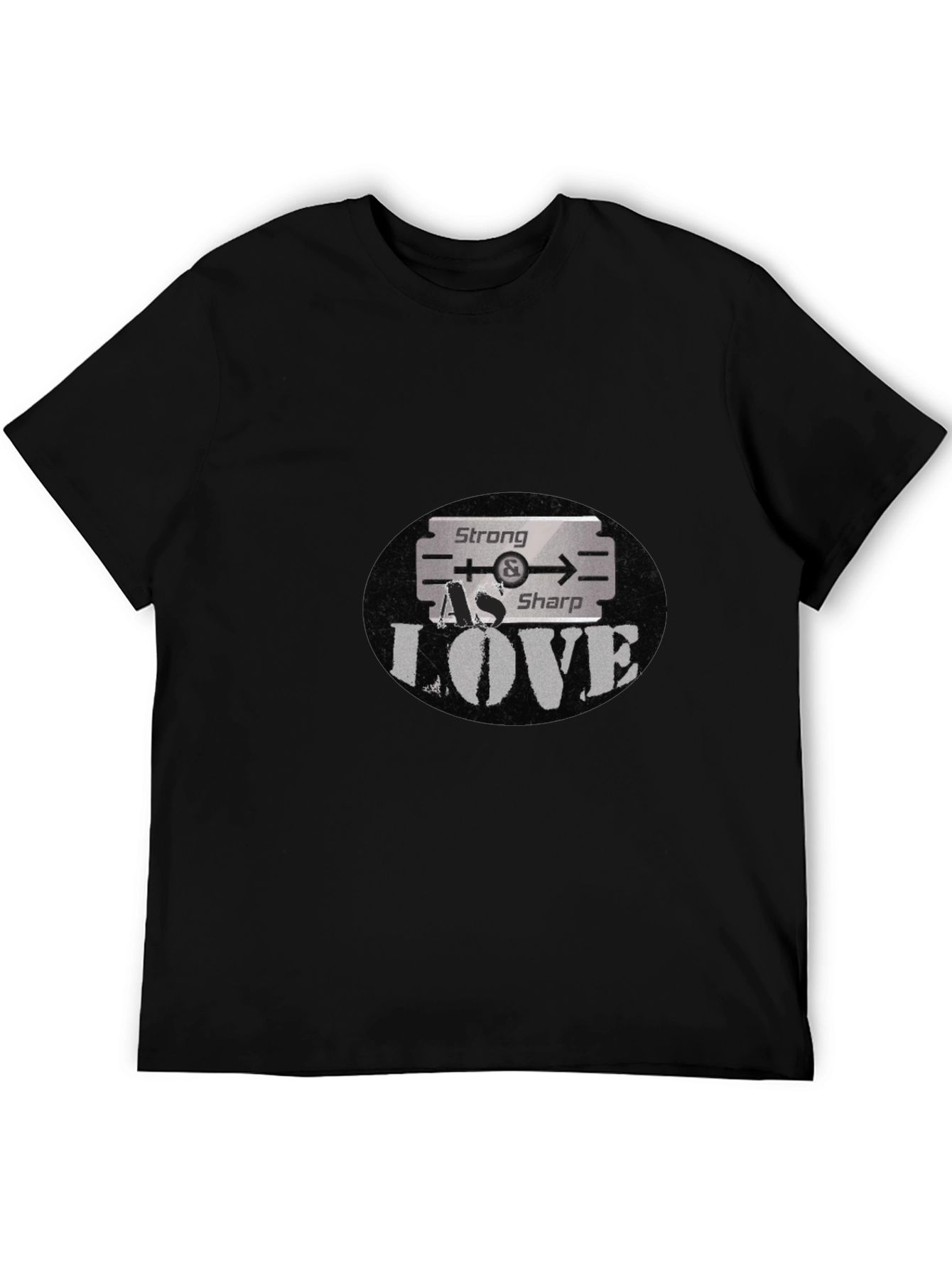 Strong As Sharp Love Graphic T-Shirt