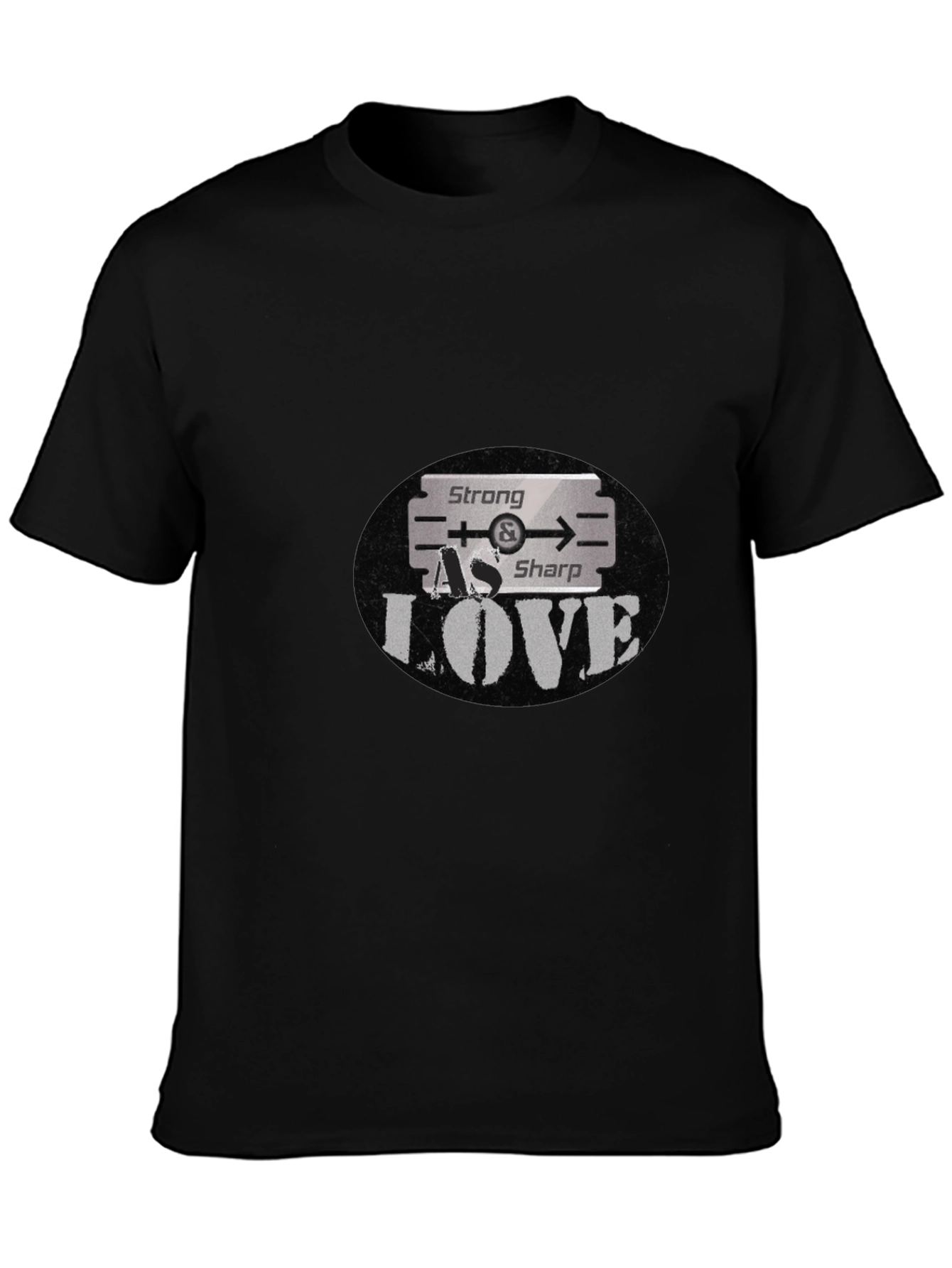 Strong As Sharp Love Graphic T-Shirt