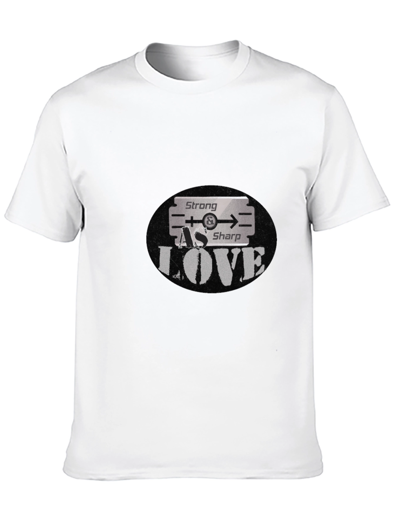 Strong As Sharp Love Graphic T-Shirt