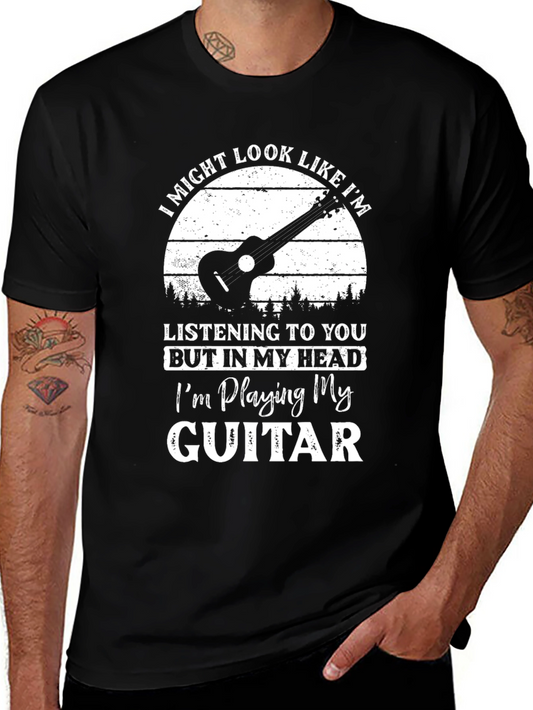 Guitar Player T-Shirt: Im Playing My Guitar