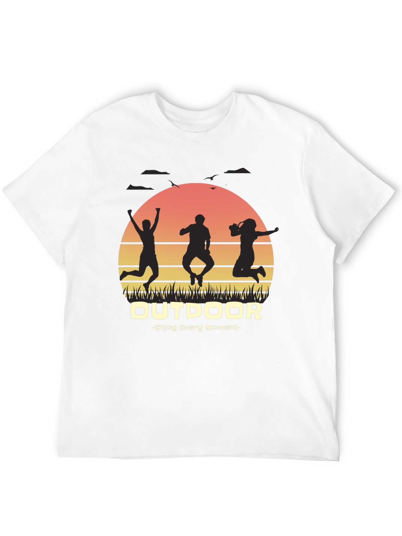 Outdoor Adventure Graphic Tee - Enjoy Every Moment