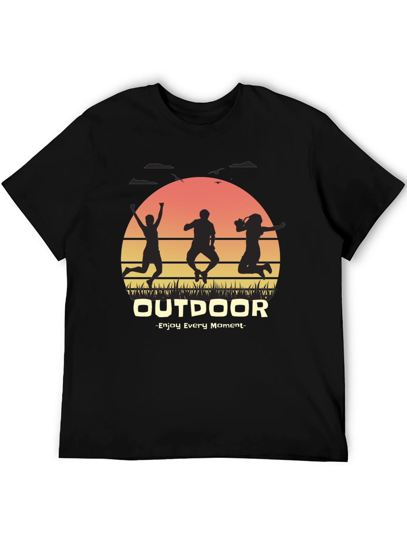 Outdoor Adventure Graphic Tee - Enjoy Every Moment