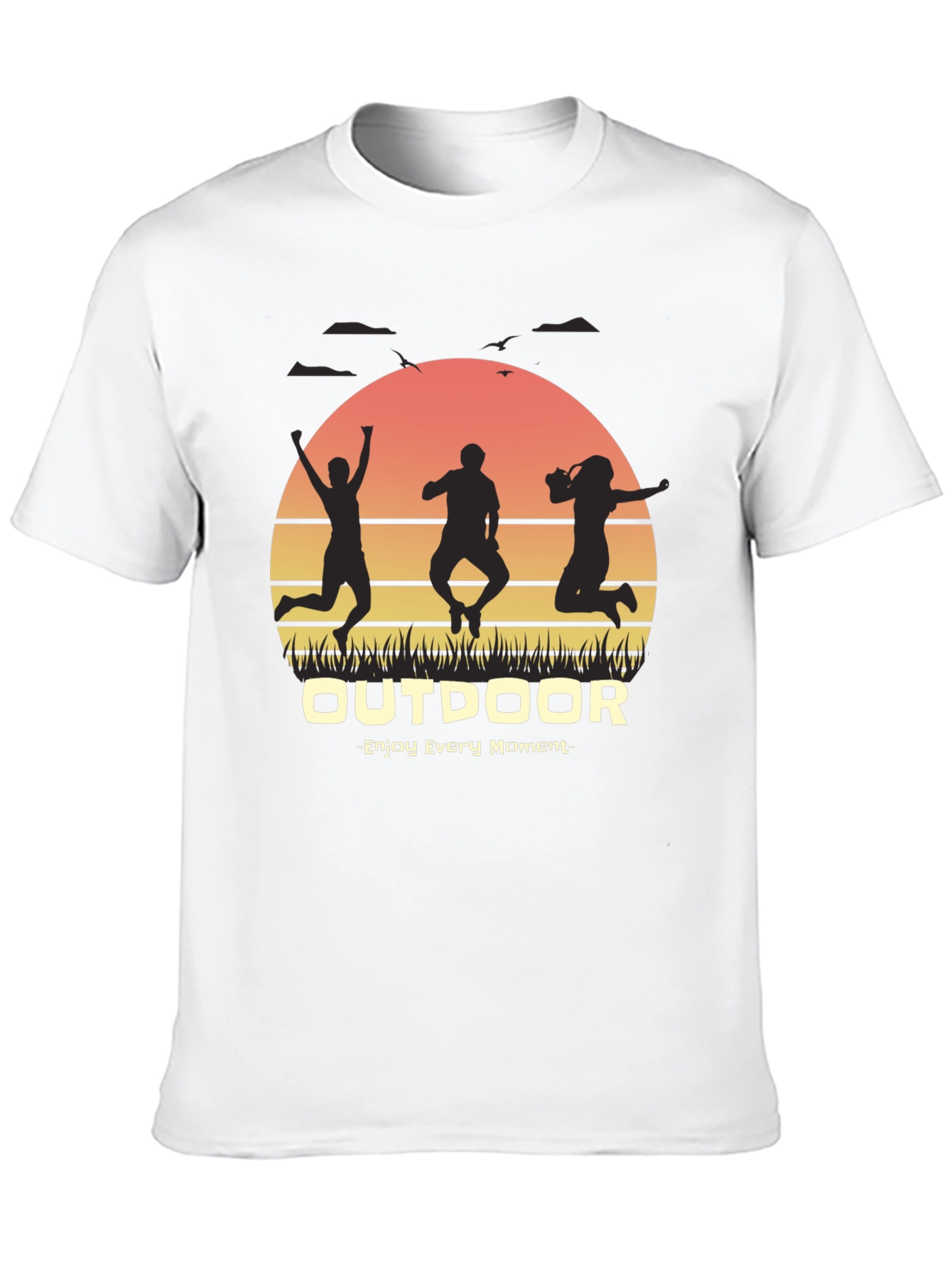 Outdoor Adventure Graphic Tee - Enjoy Every Moment