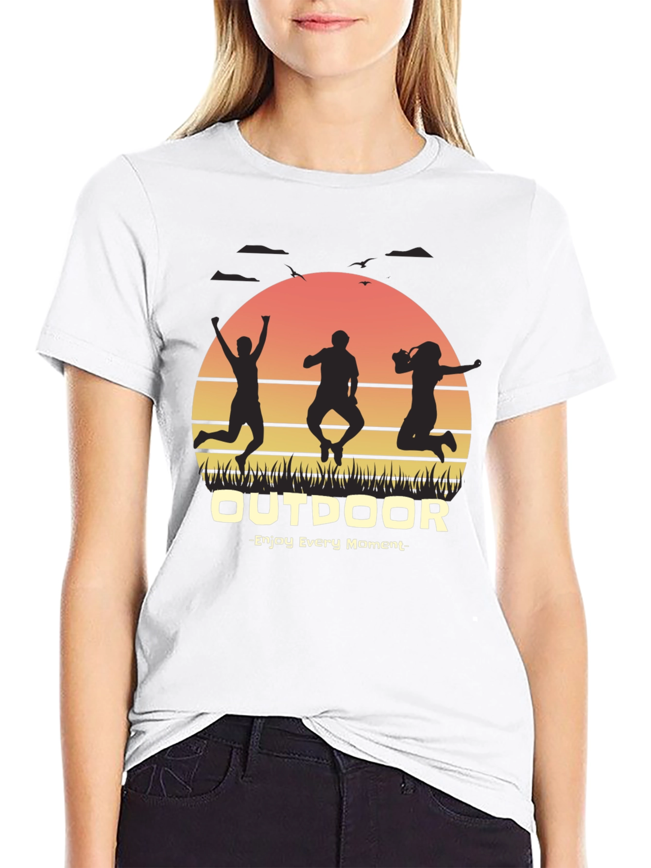 Outdoor Adventure Graphic Tee - Enjoy Every Moment