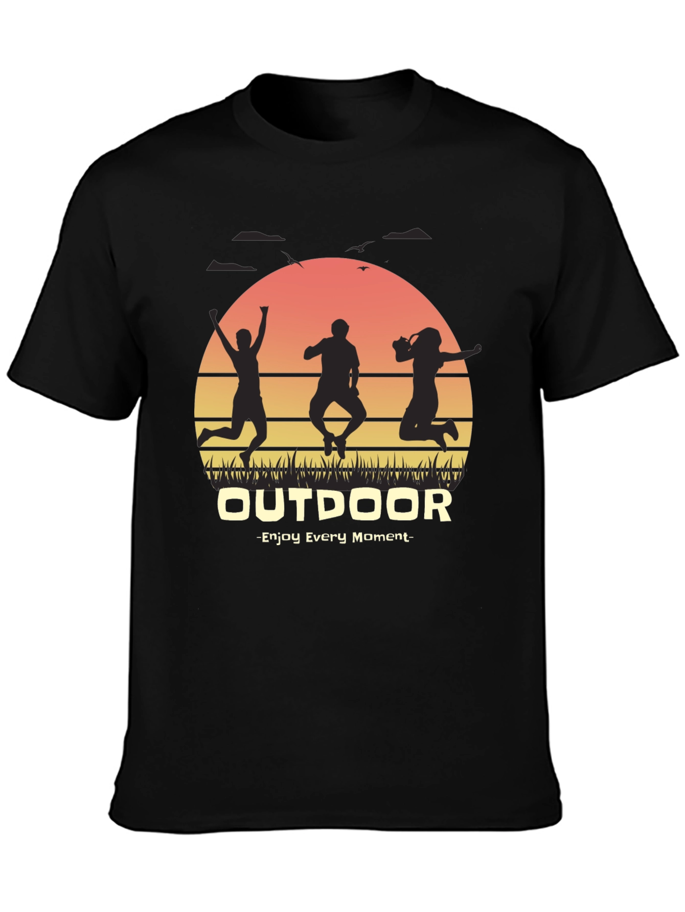 Outdoor Adventure Graphic Tee - Enjoy Every Moment