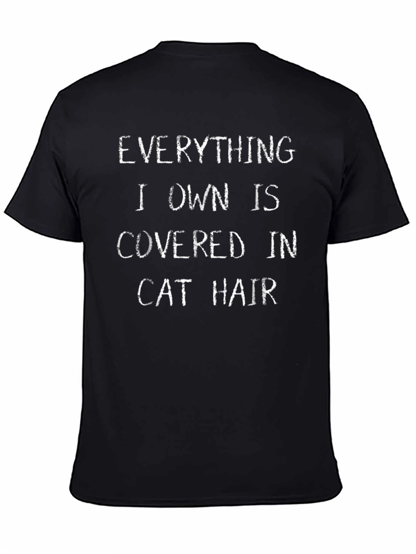 Cat Hair T-Shirt - Funny Novelty Graphic Tee
