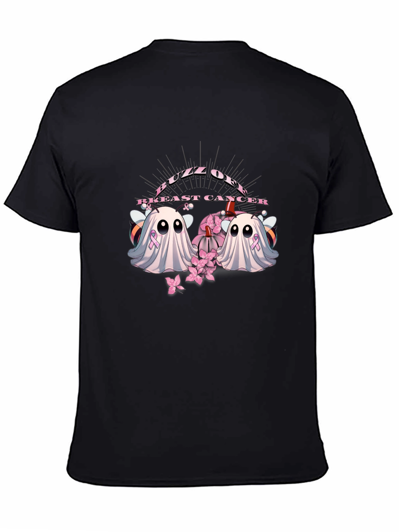 Buzz Off Breast Cancer Ghost T-Shirt