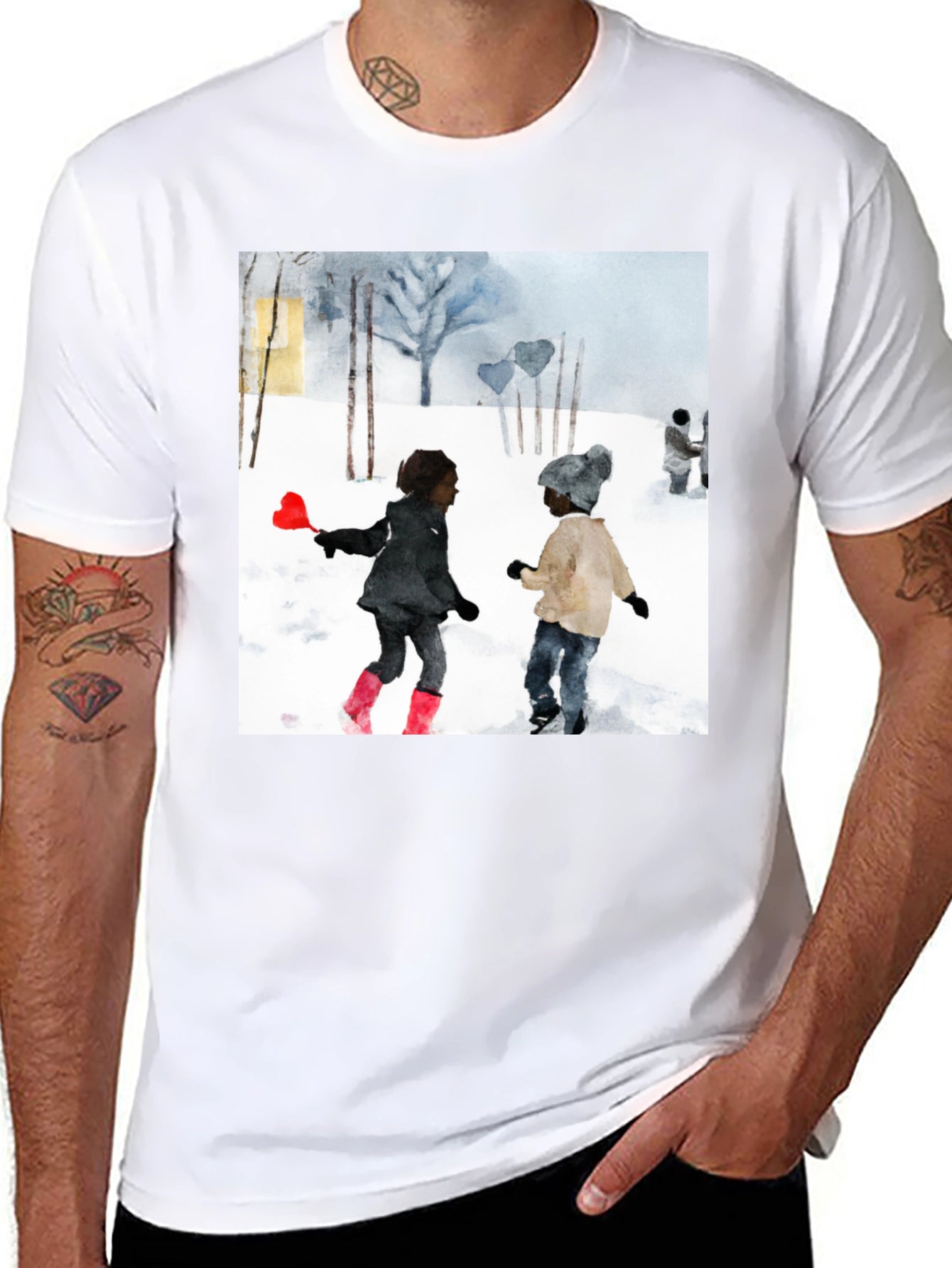 Winter Scene Graphic Tee