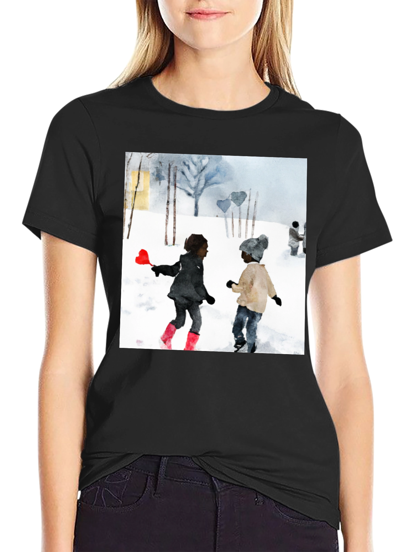 Winter Scene Graphic Tee