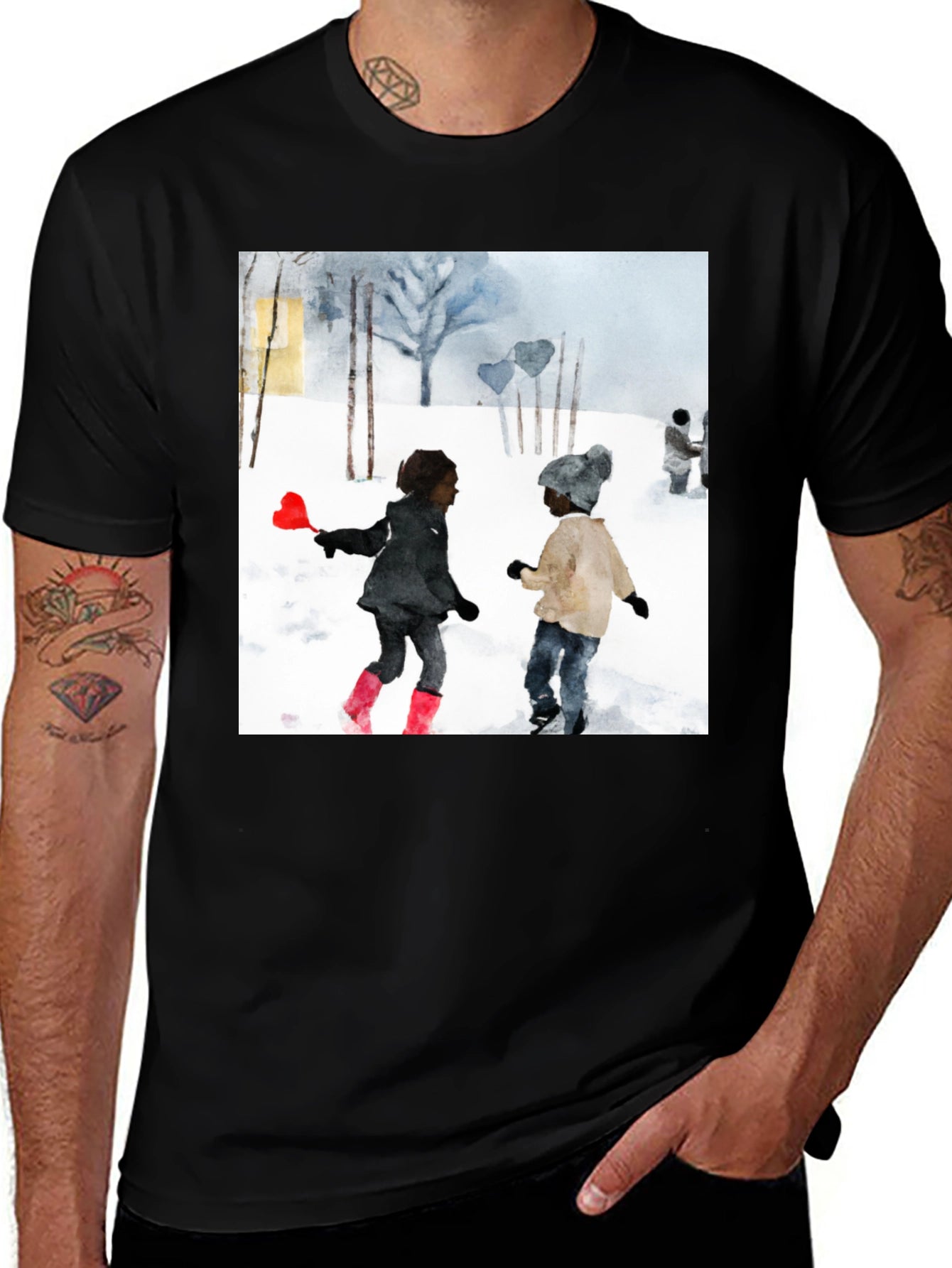 Winter Scene Graphic Tee