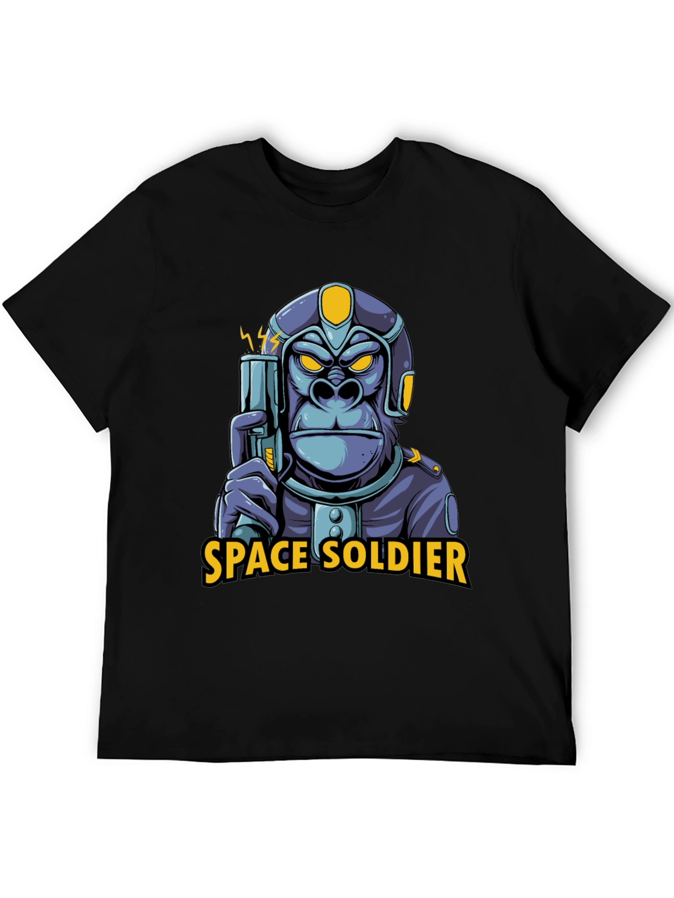 Space Soldier Gorilla T-Shirt - Sci-Fi Graphic Tee