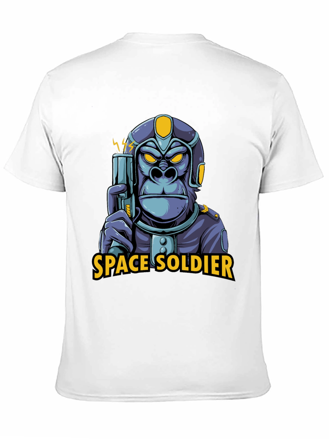 Space Soldier Gorilla T-Shirt - Sci-Fi Graphic Tee