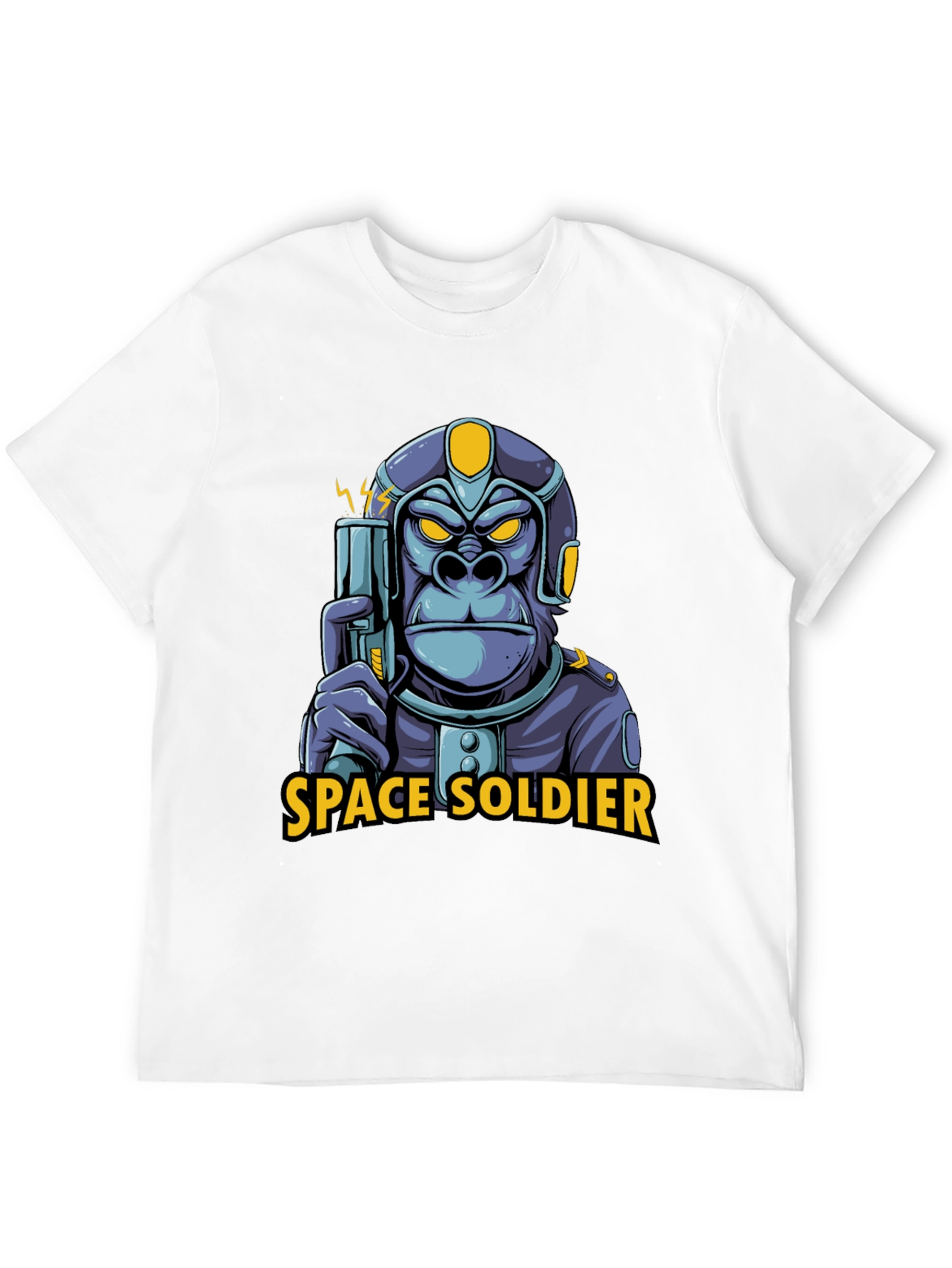 Space Soldier Gorilla T-Shirt - Sci-Fi Graphic Tee