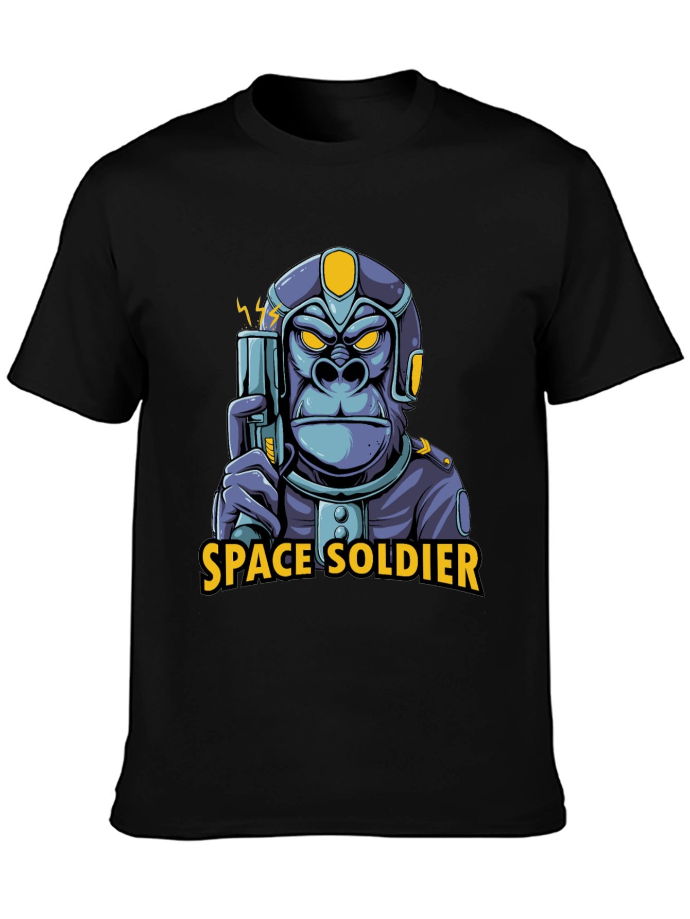 Space Soldier Gorilla T-Shirt - Sci-Fi Graphic Tee