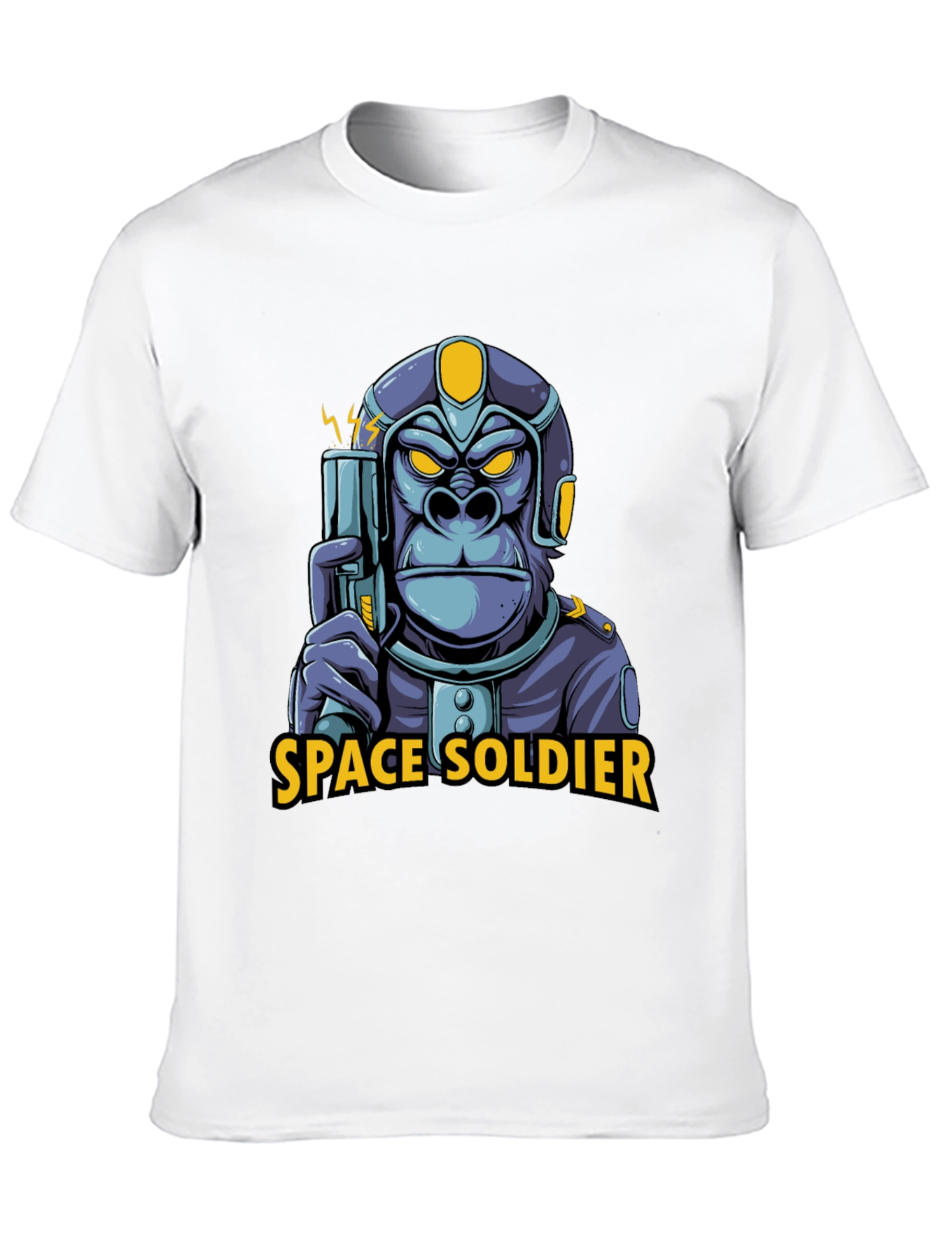 Space Soldier Gorilla T-Shirt - Sci-Fi Graphic Tee