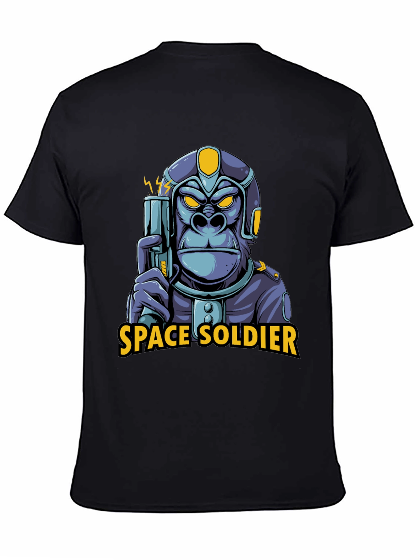 Space Soldier Gorilla T-Shirt - Sci-Fi Graphic Tee
