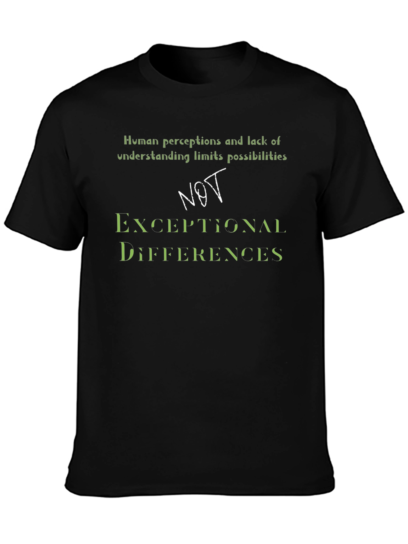 Unique Graphic Tee - Exceptional Differences