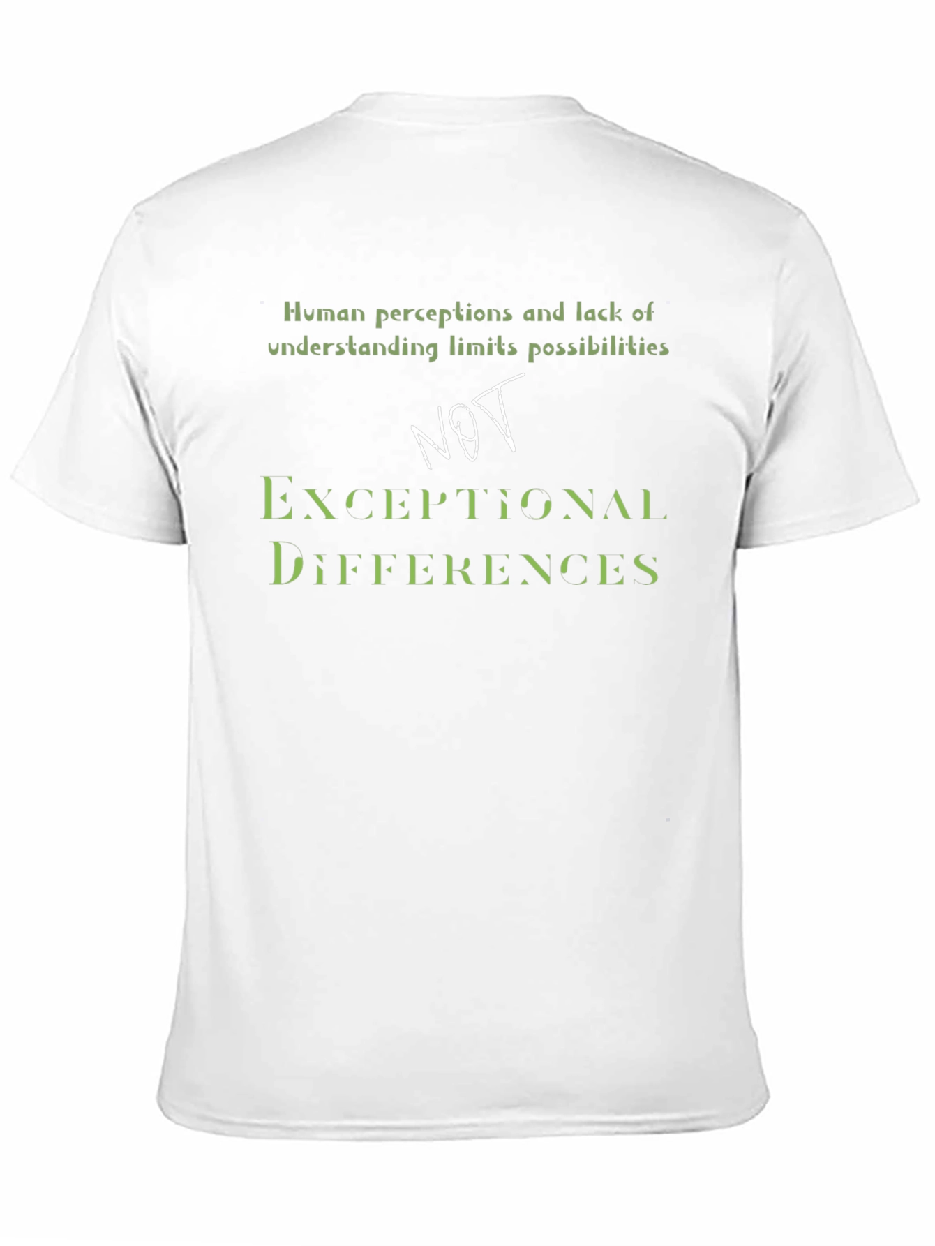 Unique Graphic Tee - Exceptional Differences
