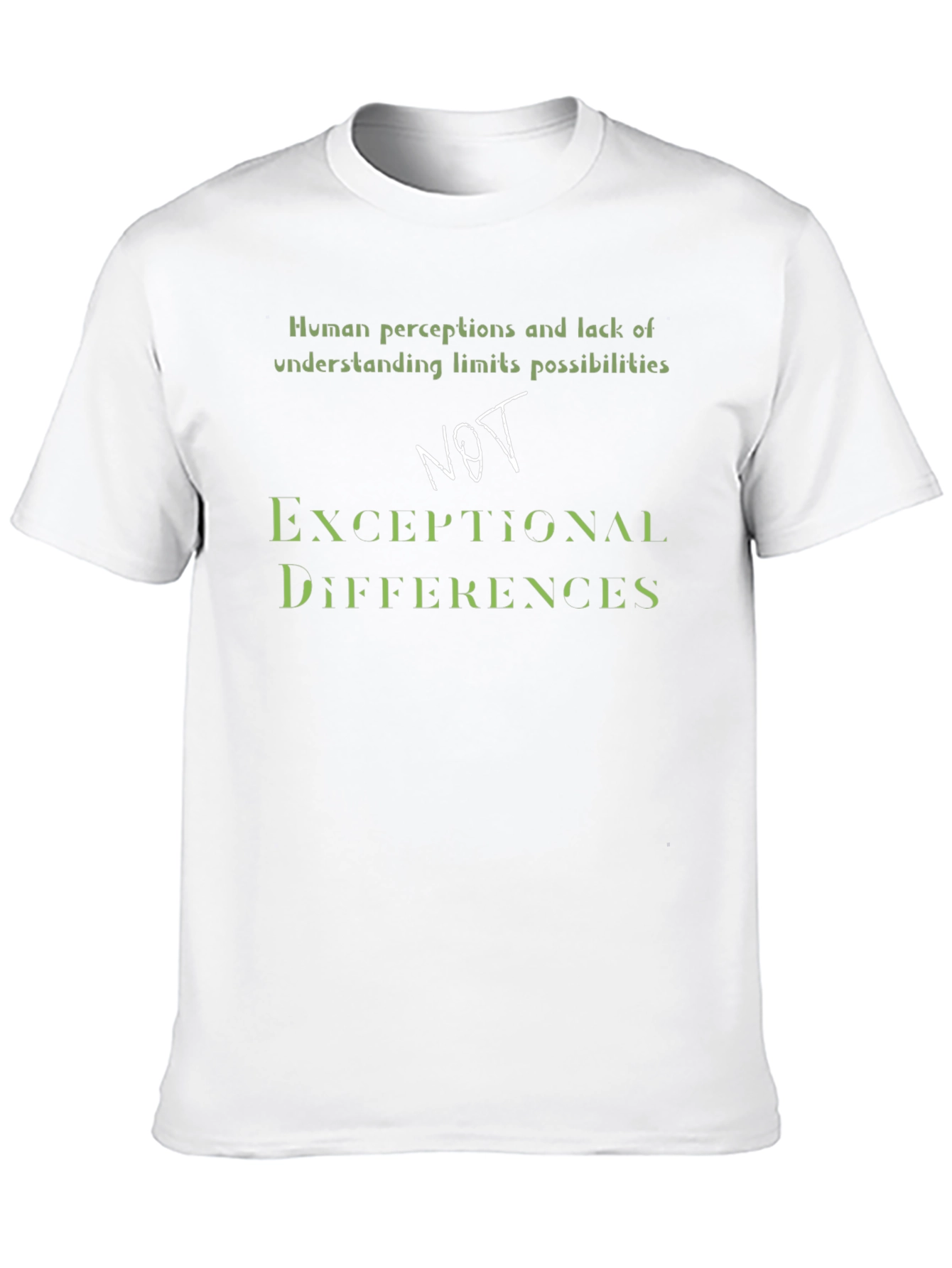Unique Graphic Tee - Exceptional Differences
