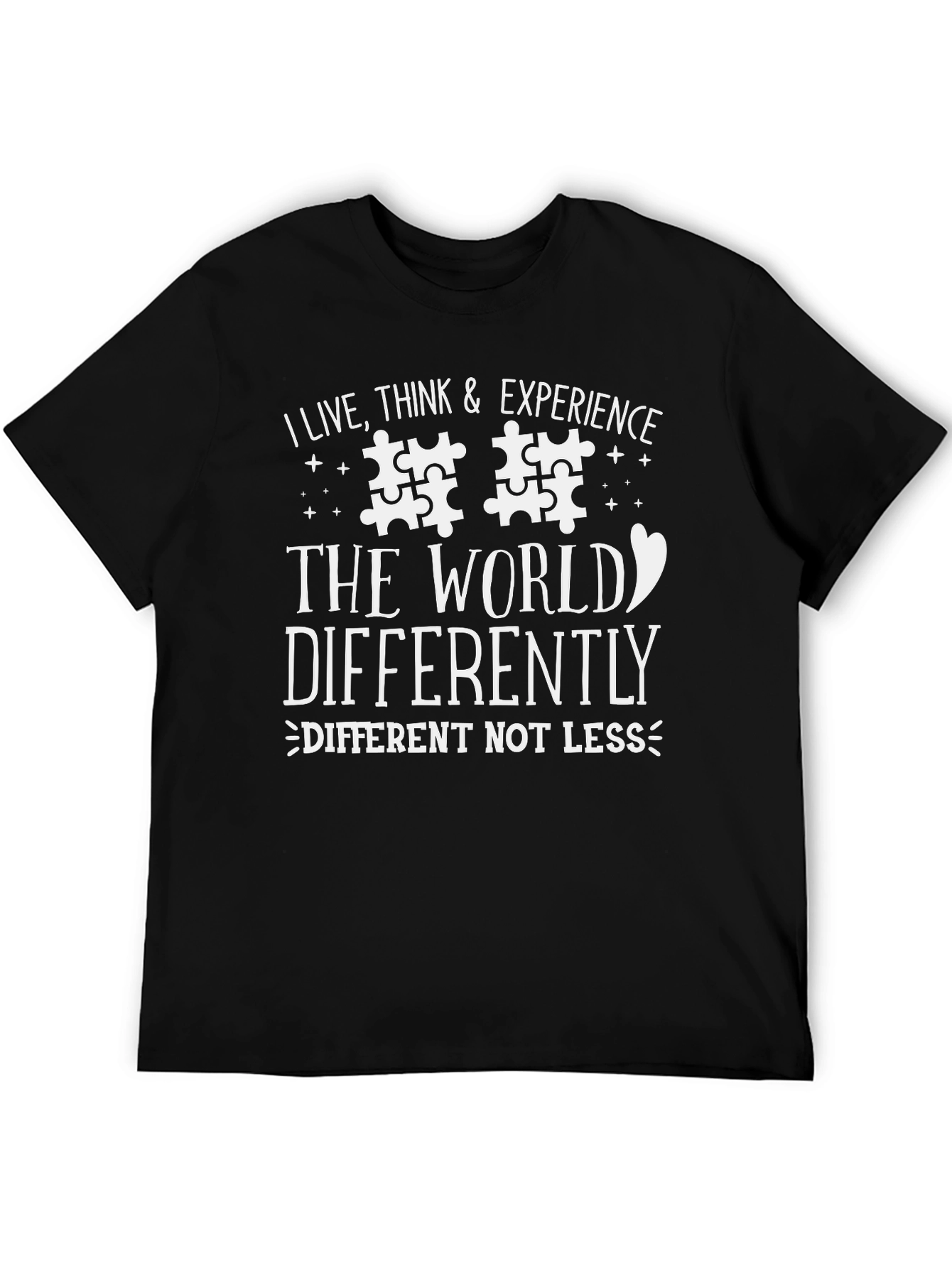 Autism Awareness T-Shirt - Different Not Less