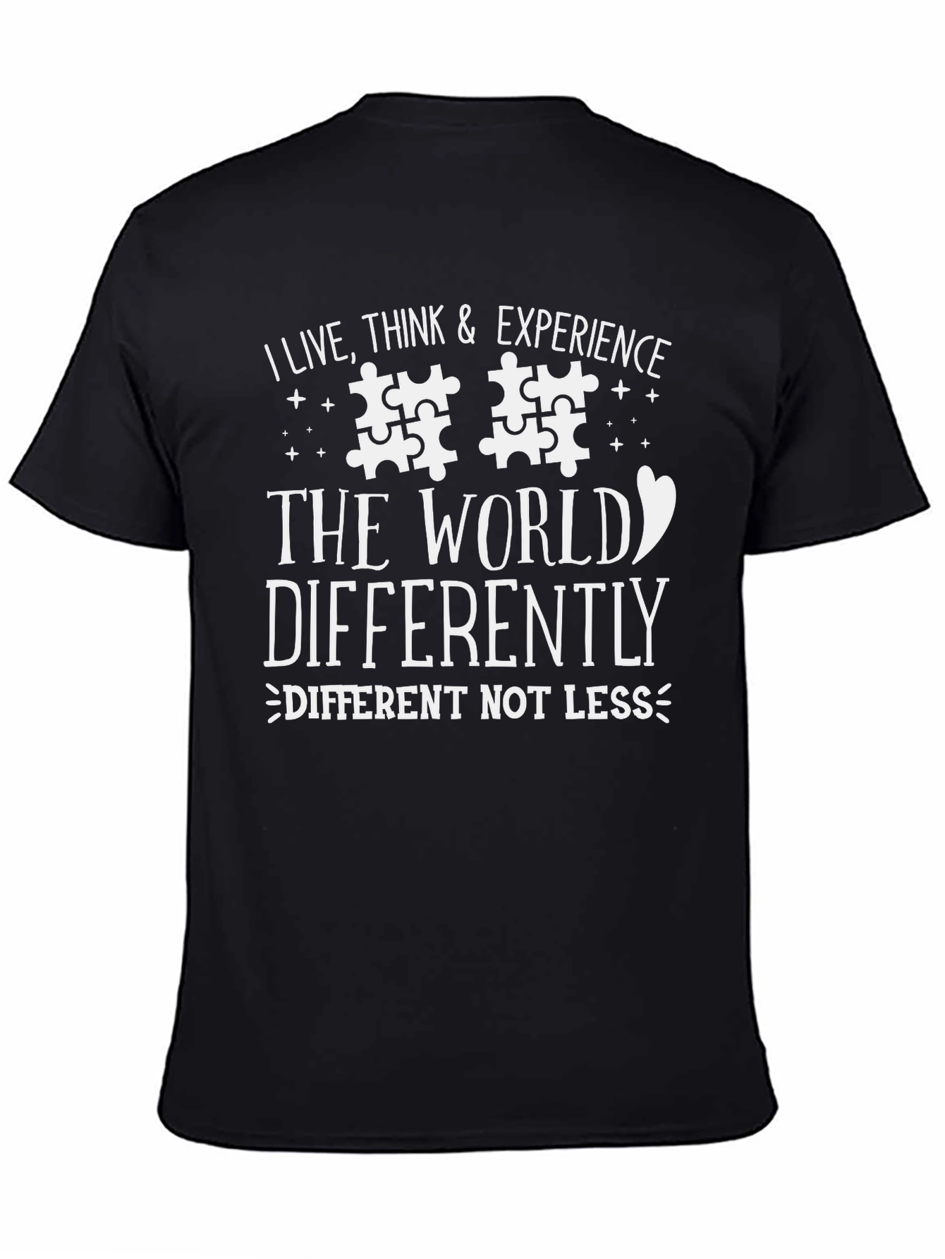 Autism Awareness T-Shirt - Different Not Less