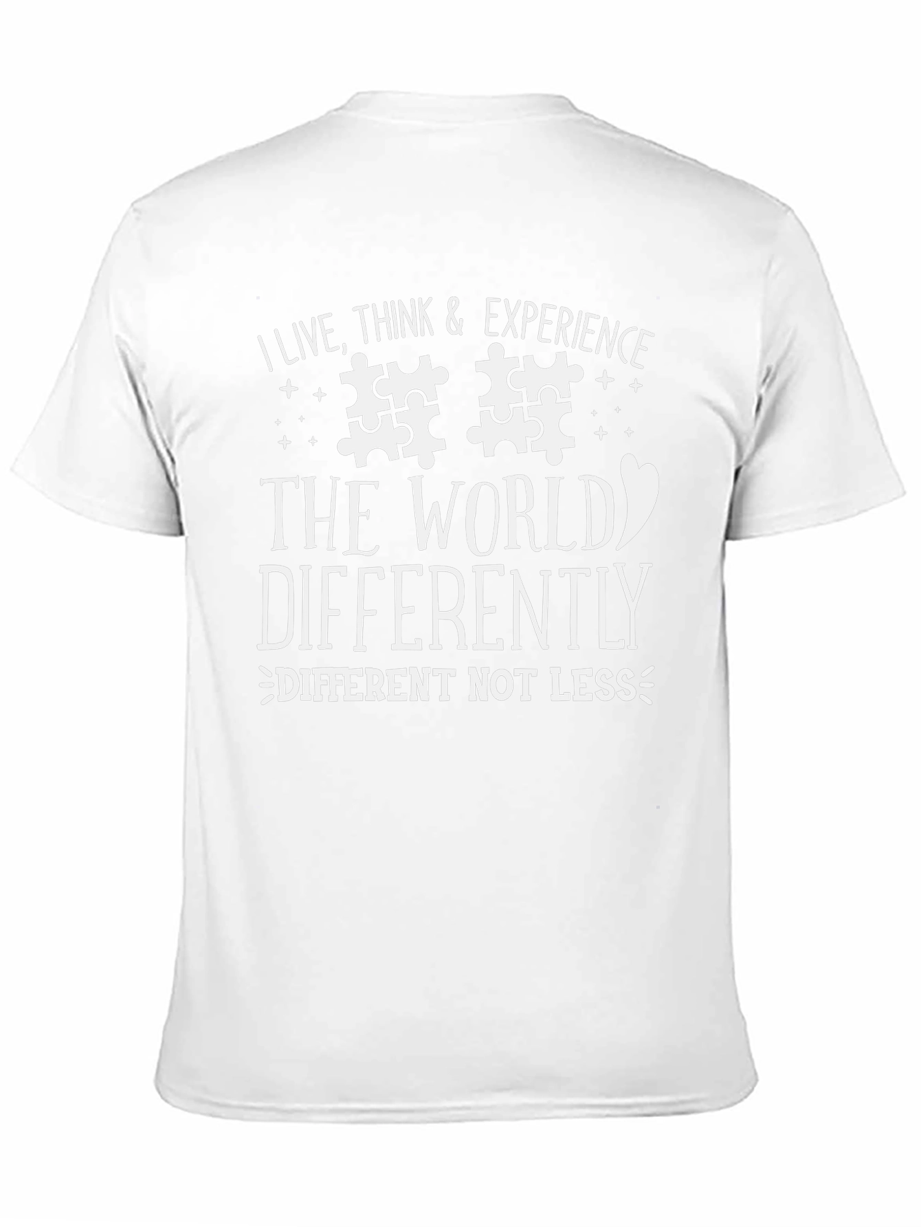 Autism Awareness T-Shirt - Different Not Less