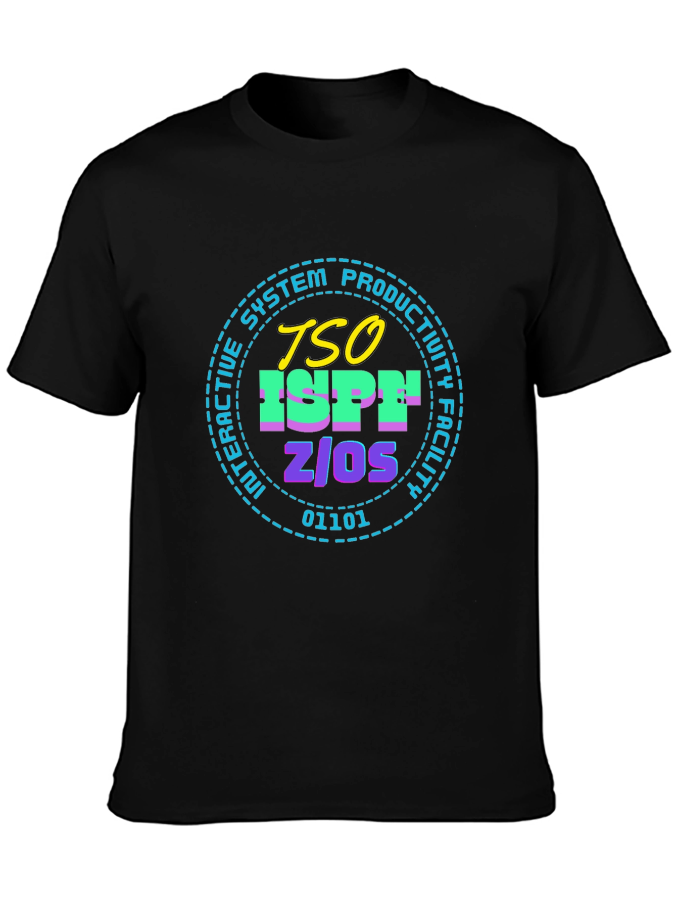 Retro TSO ISPF Z/OS Graphic Tee