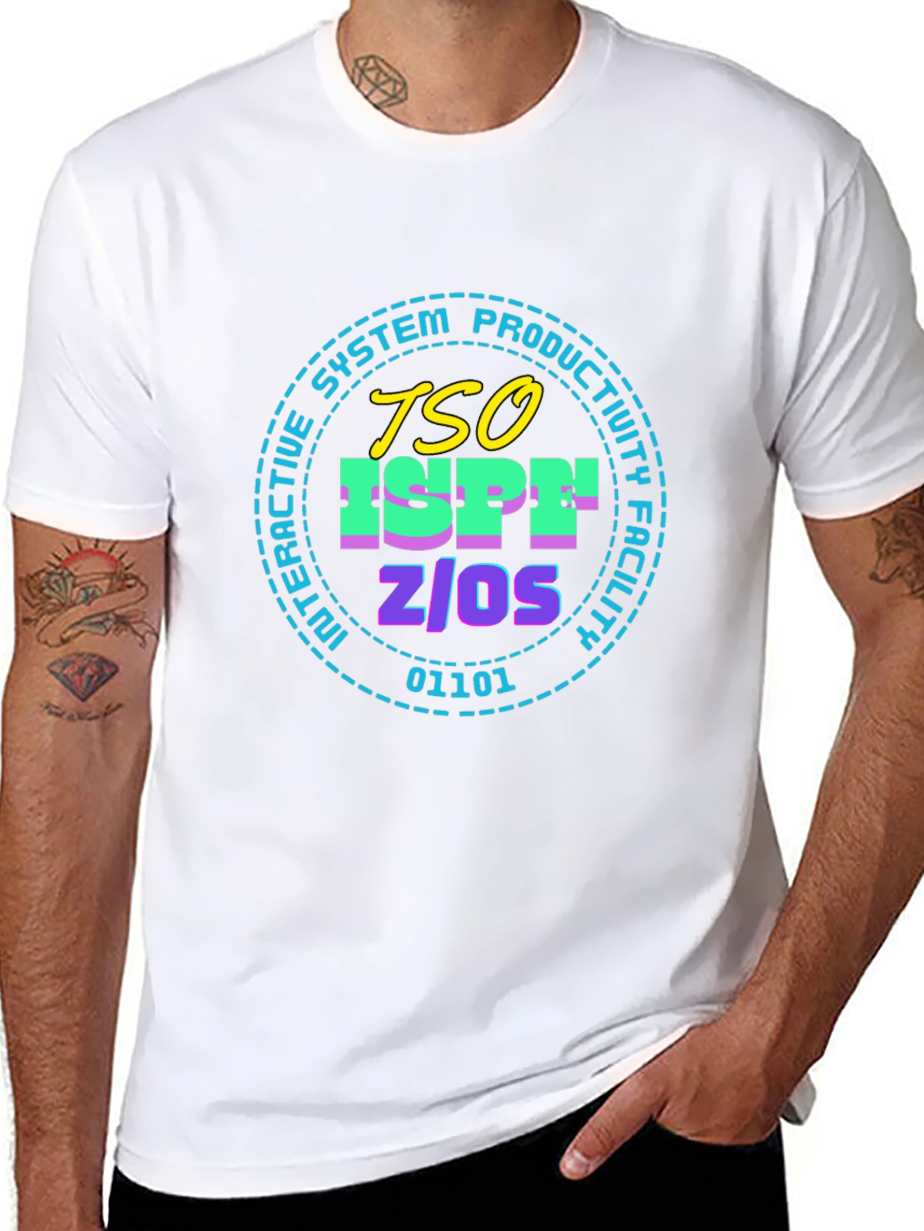 Retro TSO ISPF Z/OS Graphic Tee