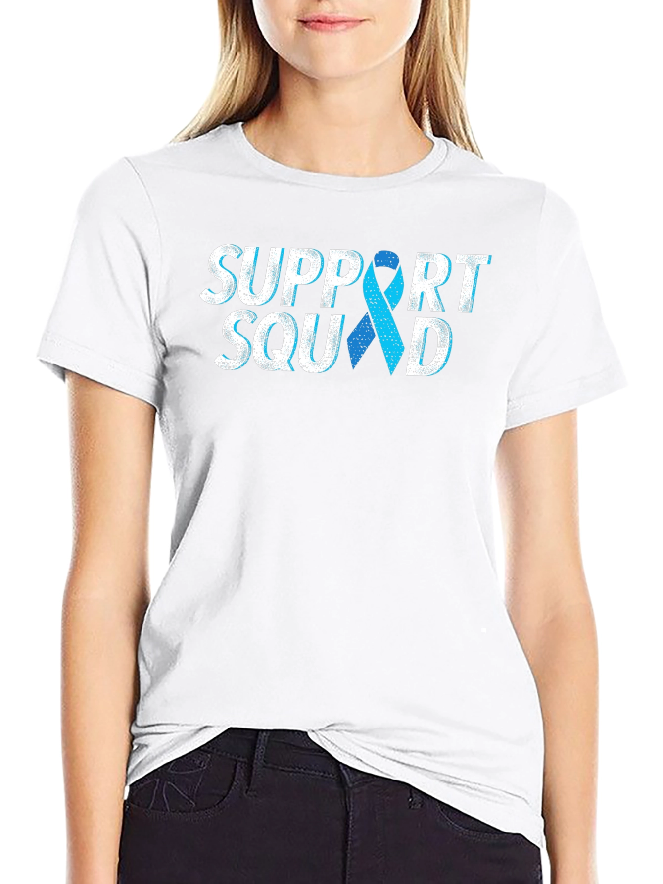 Support Squad Ribbon Tee - Awareness T-Shirt