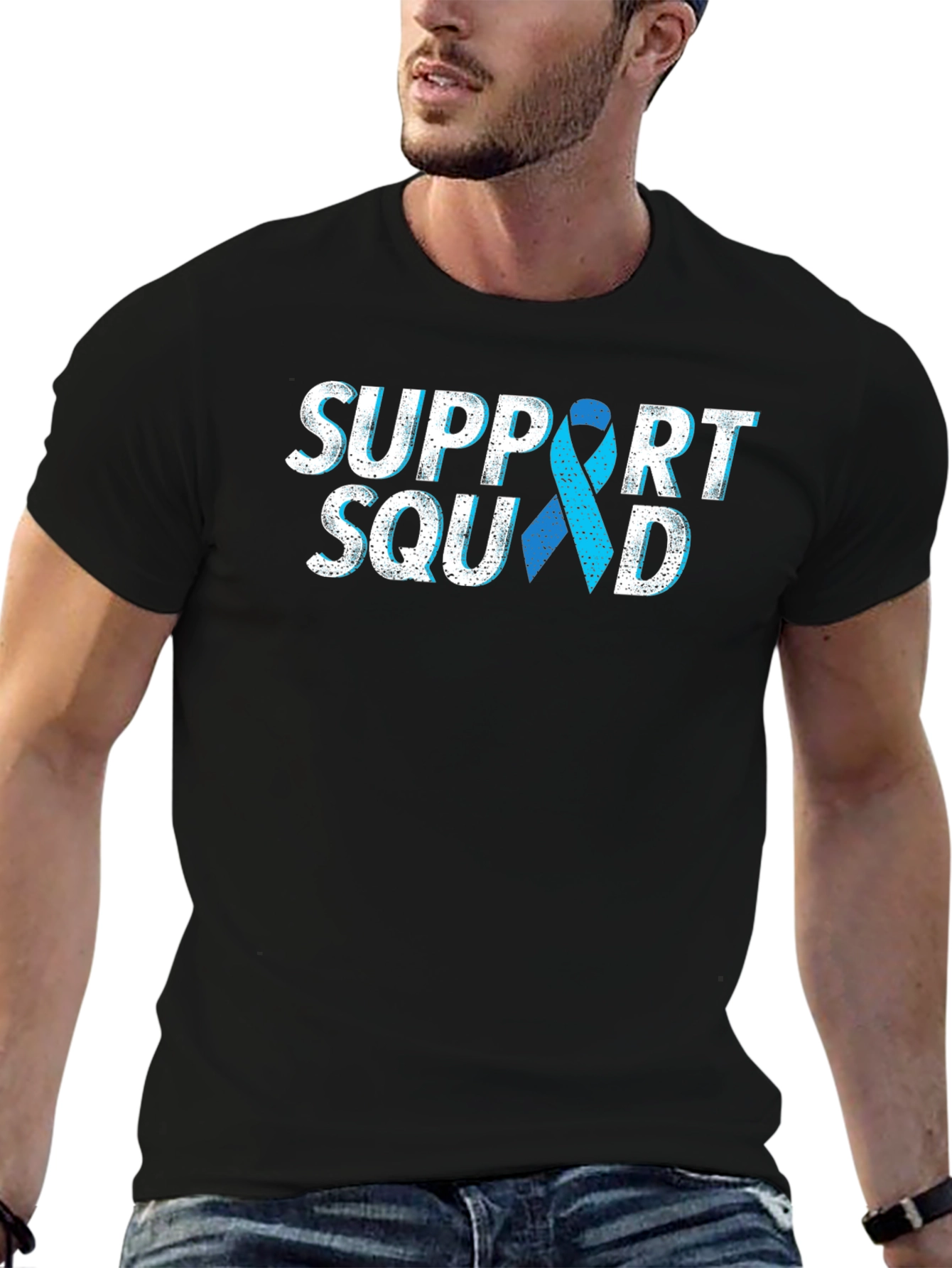 Support Squad Ribbon Tee - Awareness T-Shirt