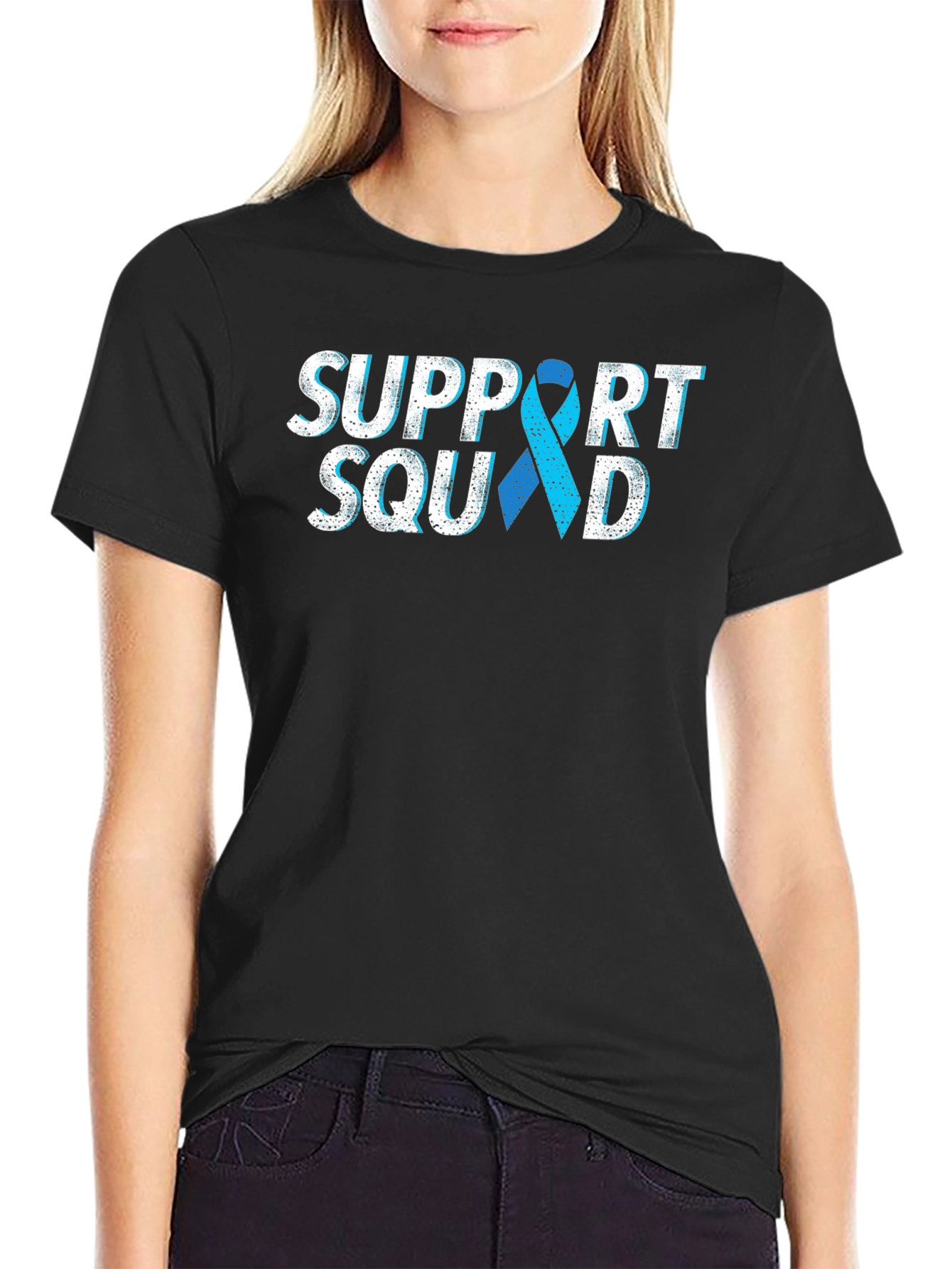 Support Squad Ribbon Tee - Awareness T-Shirt